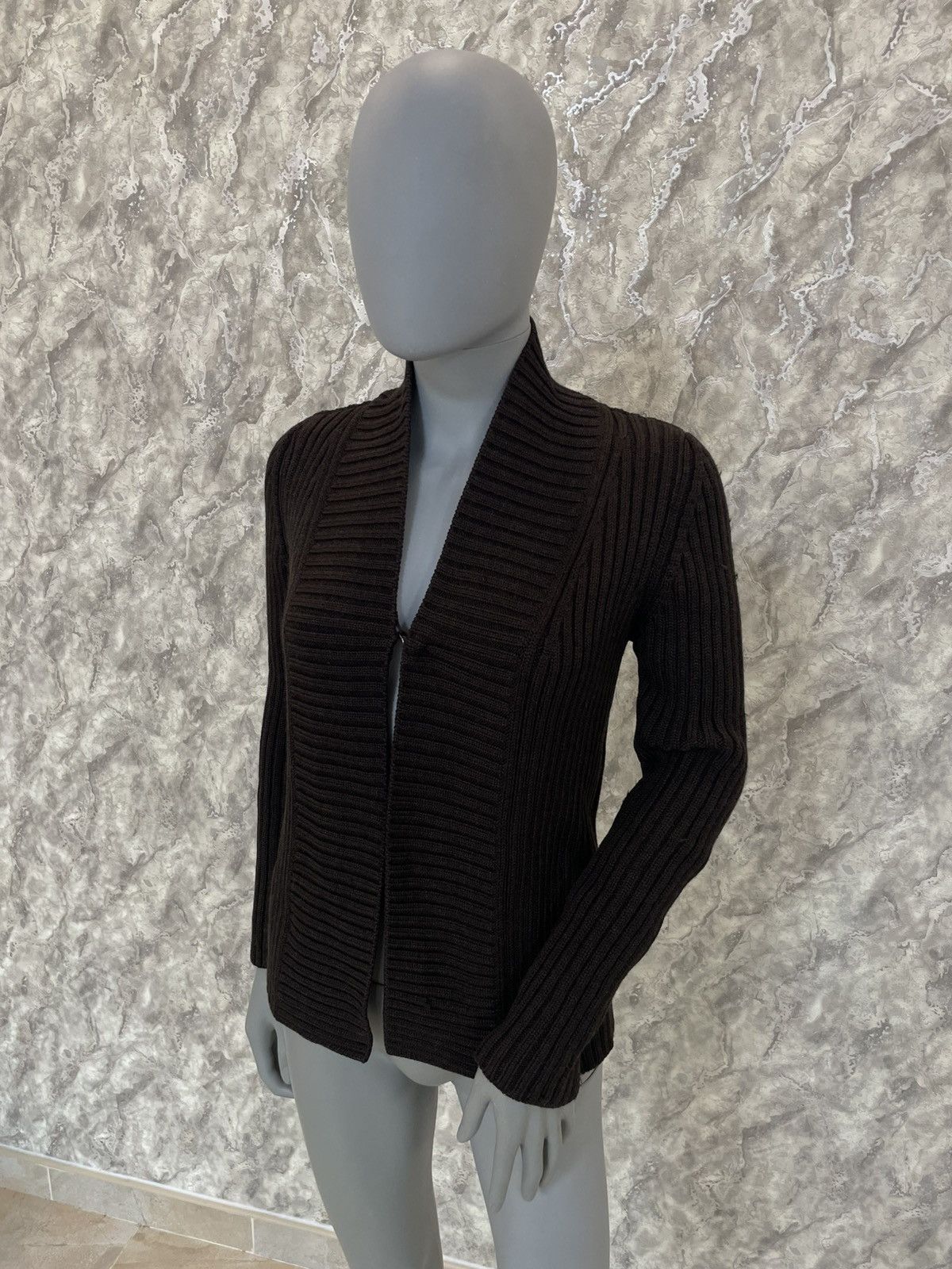 FUZZI × Jean Paul Gaultier × Vintage Vintage Jean Paul Gaultier Fuzzi Knitted Cardigan-Sweater Size M / US 6-8 / IT 42-44 - 3 Thumbnail