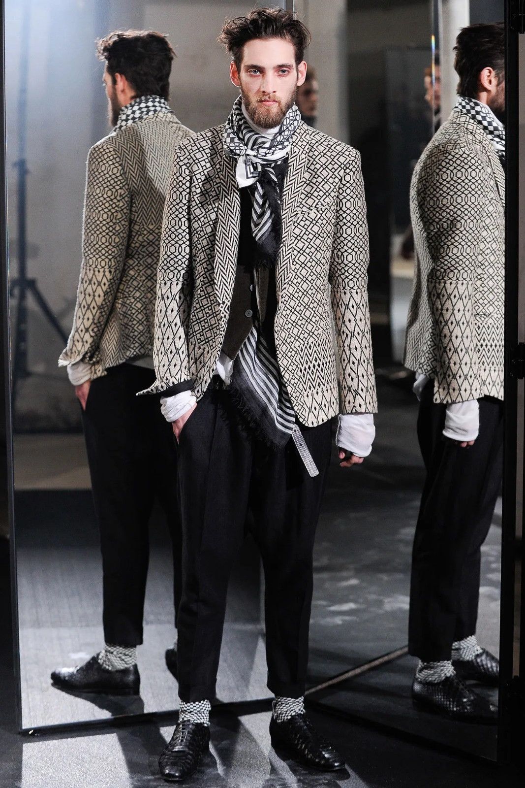 Haider Ackermann FW14 “MONTALTO” JACQUARD BLAZER Size 44L - 11 Thumbnail