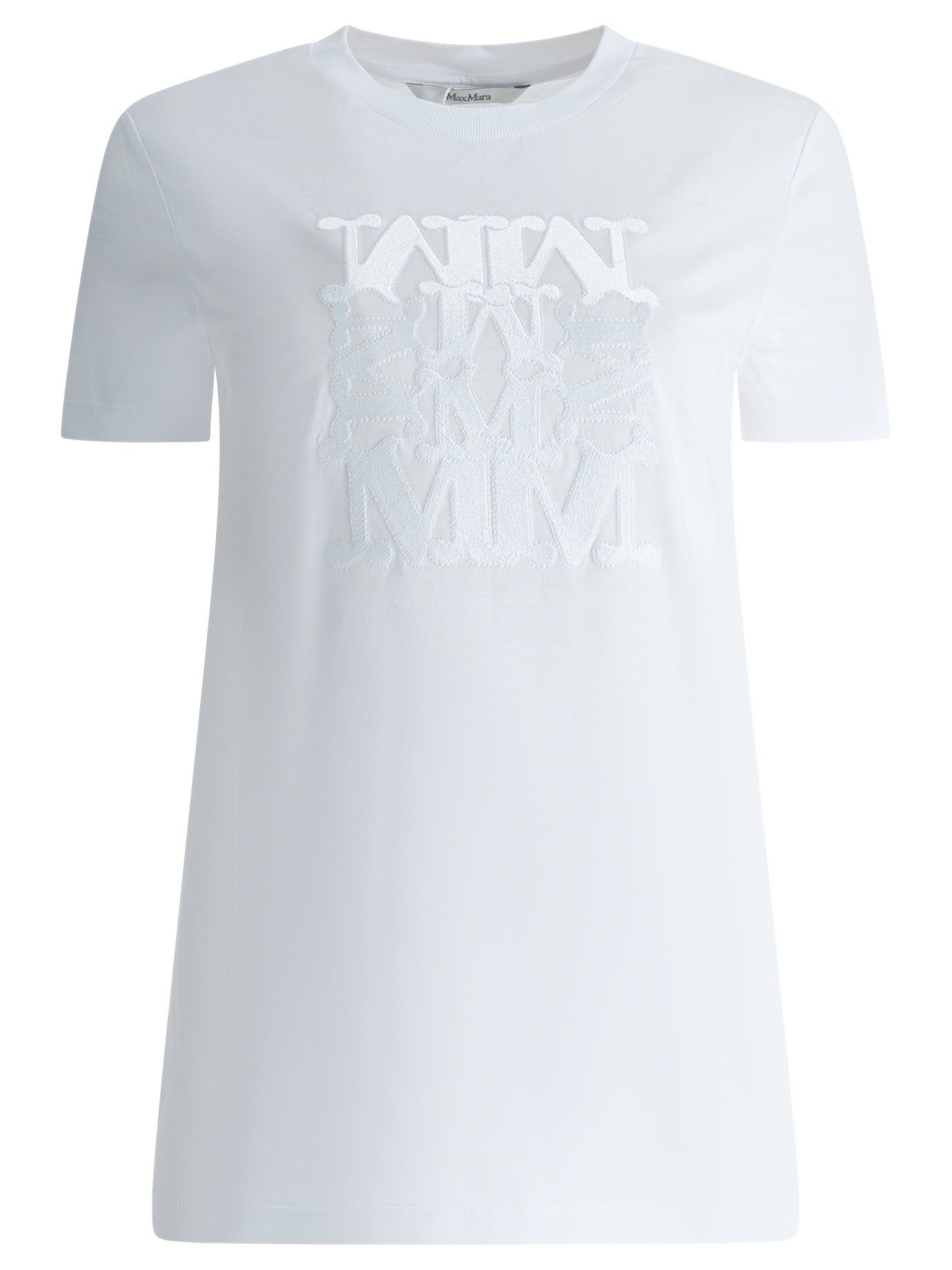 Max Mara Max Mara Crewneck T-Shirt With Short Sleevess tag size M Women - USA Duties Paid Size M / US 6-8 / IT 42-44 - 1 Thumbnail