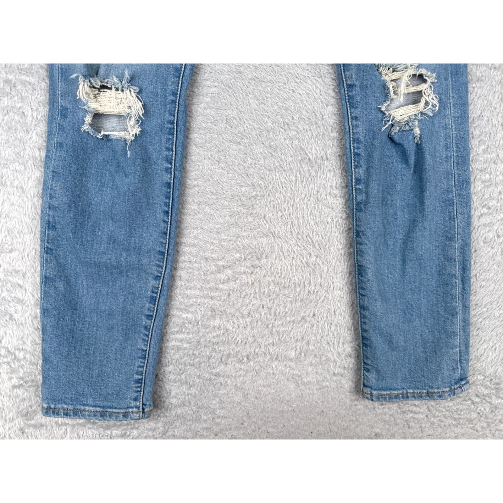 Levi's Levi's Jeans Men 29 Blue Denim Cotton 512 5-Pocket Regular Jeans Distressed Stretch Vintage No Size US 29 - 2 Thumbnail