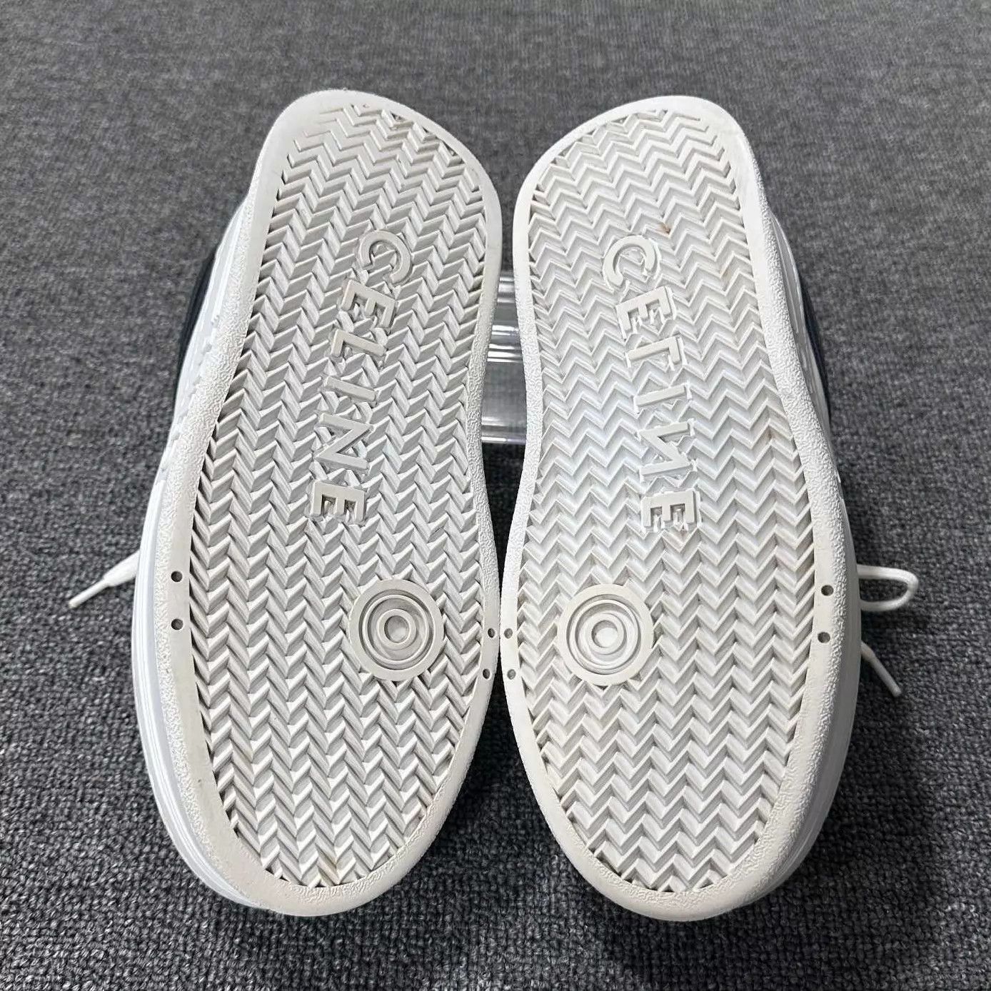 Celine Celine white letter logo platform skate shoes 37 98 new Size US 6.5 / IT 36.5 - 6 Thumbnail