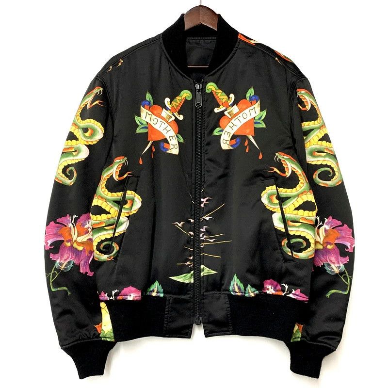 Yohji Yamamoto yohji yamamoto pour homme/TATTOO MOTIF BOMBER JACKET Size US L / EU 52-54 / 3 - 1 Thumbnail