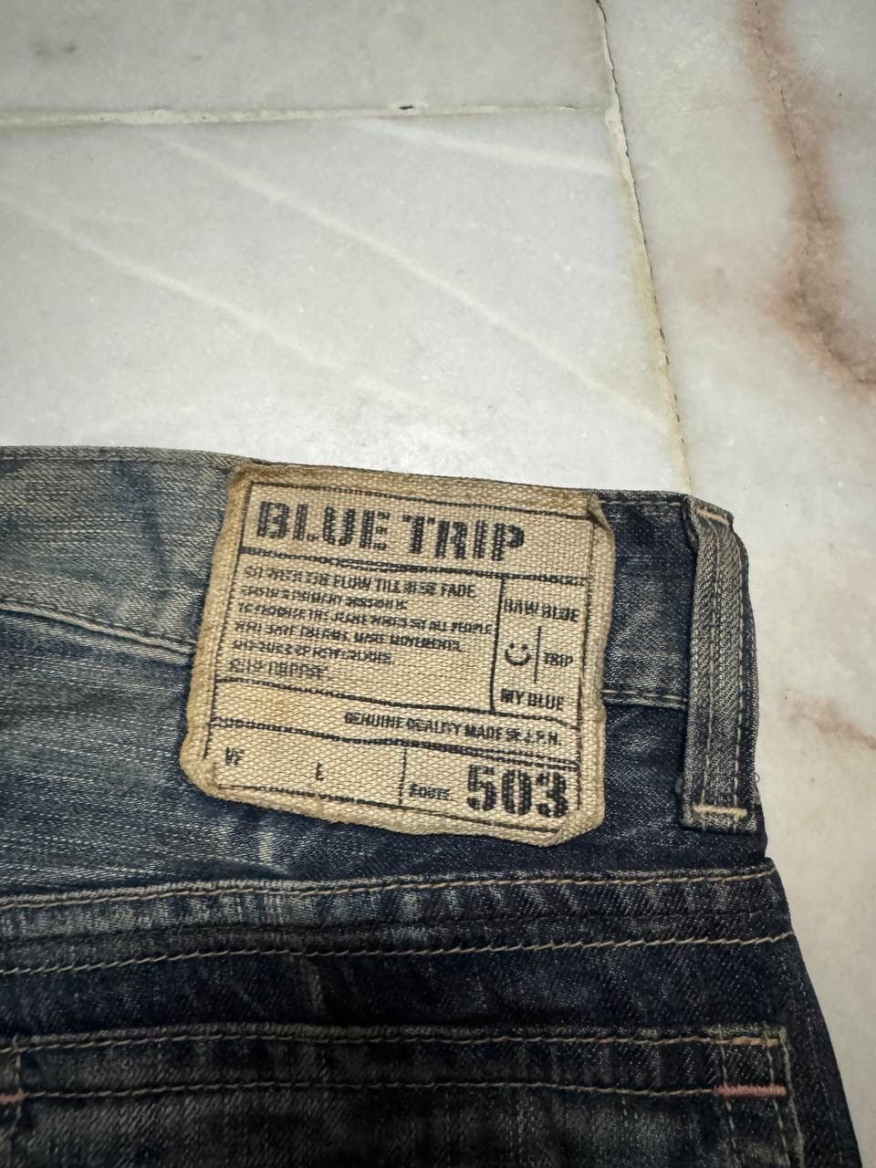 Edwin 💥Insane💥Vtg Edwin Rusty Honeycomb Sick Clawmark Nice Style Size US 31 - 17 Thumbnail
