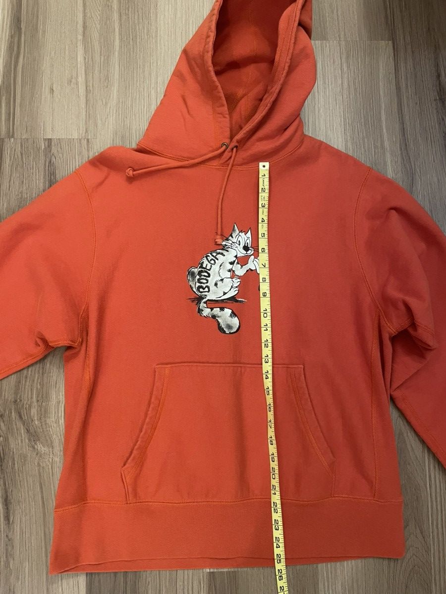 Bodega Orange Bodega Cat hoodie Size US L / EU 52-54 / 3 - 3 Thumbnail