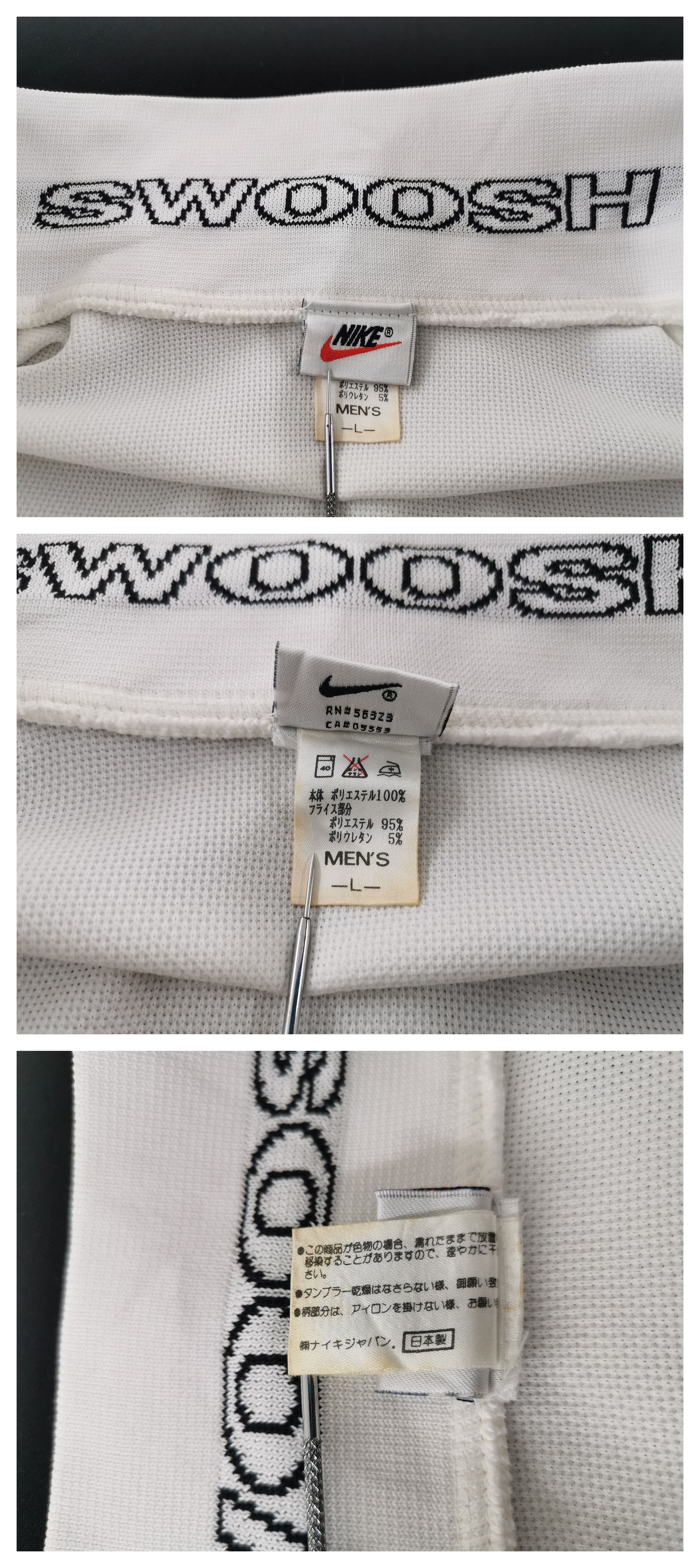 Nike Vintage 90s Nike Swoosh Track Top Jacket Made In Japan Size US M / EU 48-50 / 2 - 8 Thumbnail