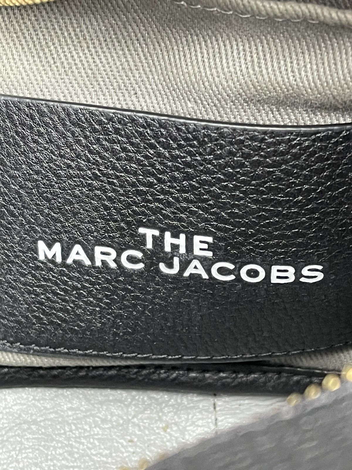 Marc Jacobs Marc Jacobs The Small Leather Tote Bag Black Size ONE SIZE - 7 Thumbnail