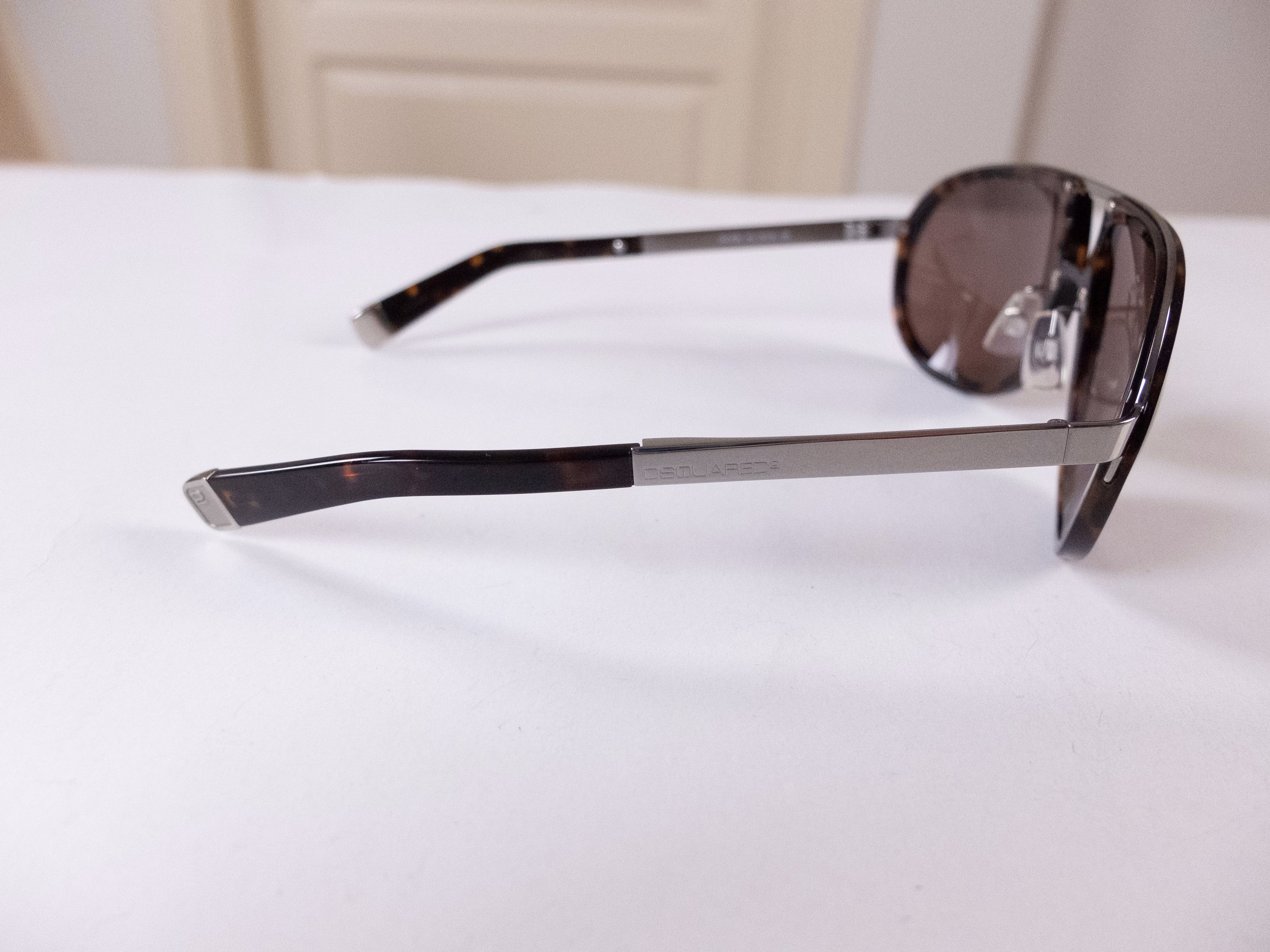 Dsquared2 DSQUARED2 brown acetate tortoise shell sunglasses authentic Size ONE SIZE - 3 Thumbnail