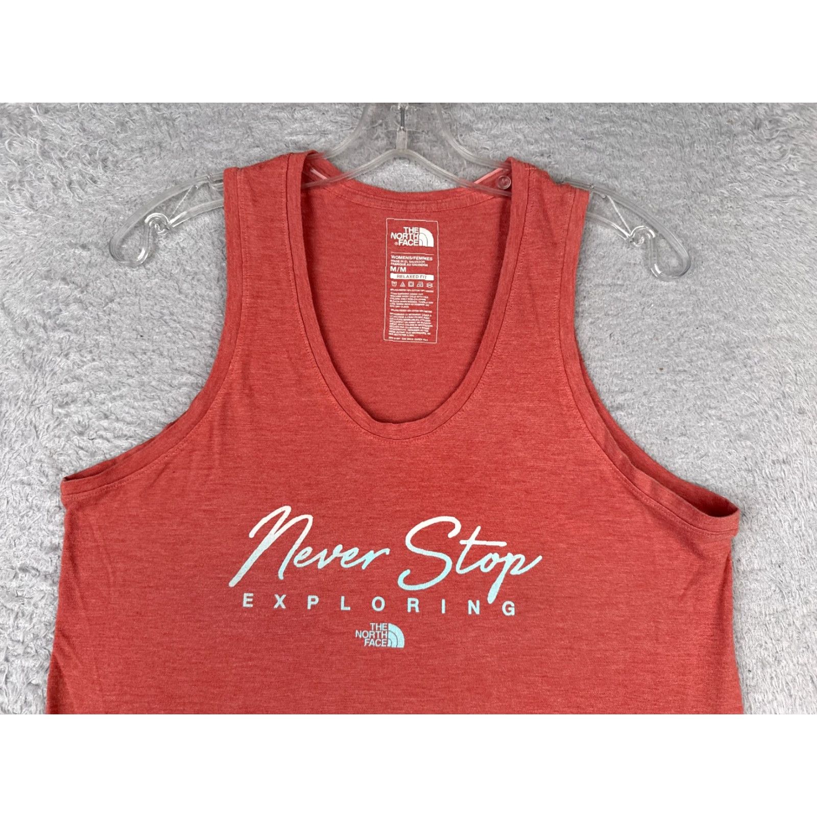 The North Face The North Face Shirt Women M Pink Tank Sleeveless Scoop Neck Poly Blend Gym Casual Workwear Size M / US 6-8 / IT 42-44 - 4 Thumbnail