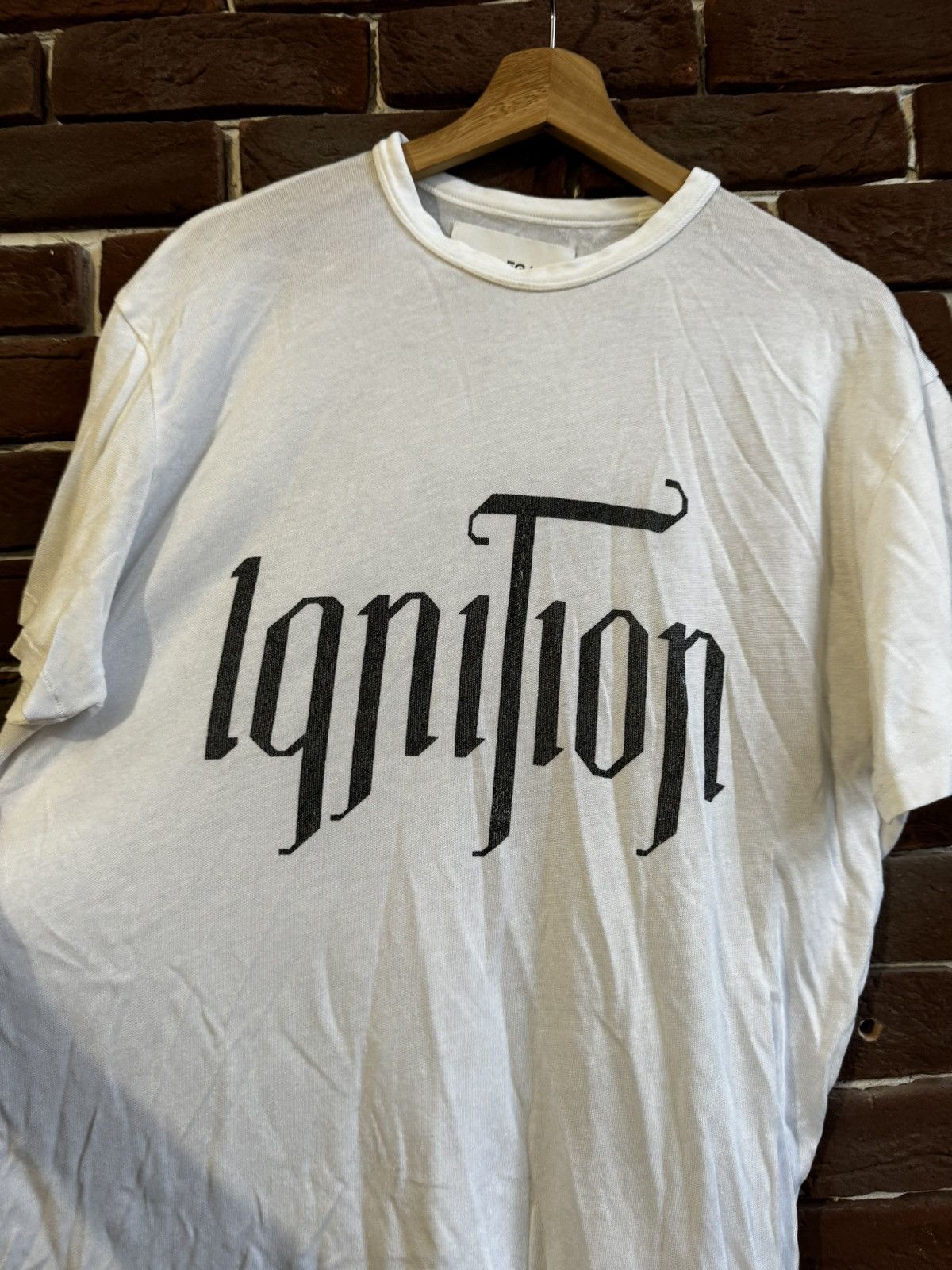 Our Legacy Our Legacy SS15 Metal White Ignition Rare XL White tee Hype Size US XL / EU 56 / 4 - 5 Thumbnail