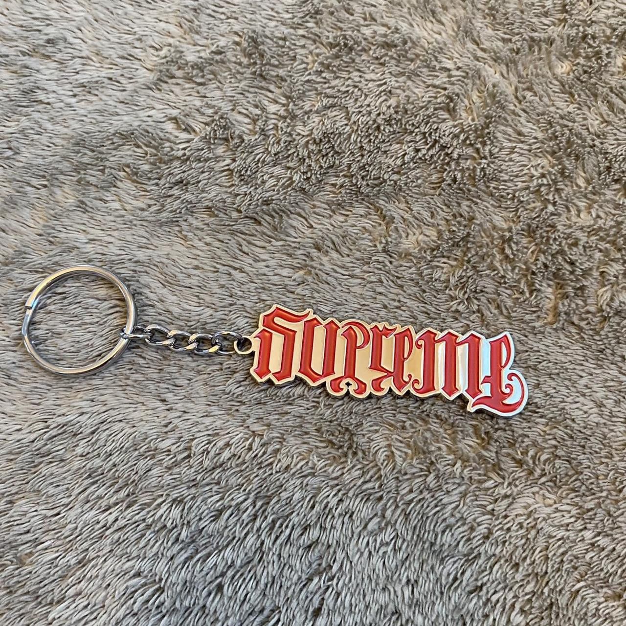 Supreme Supreme Ambigram Keychain - Red Size ONE SIZE - 5 Thumbnail