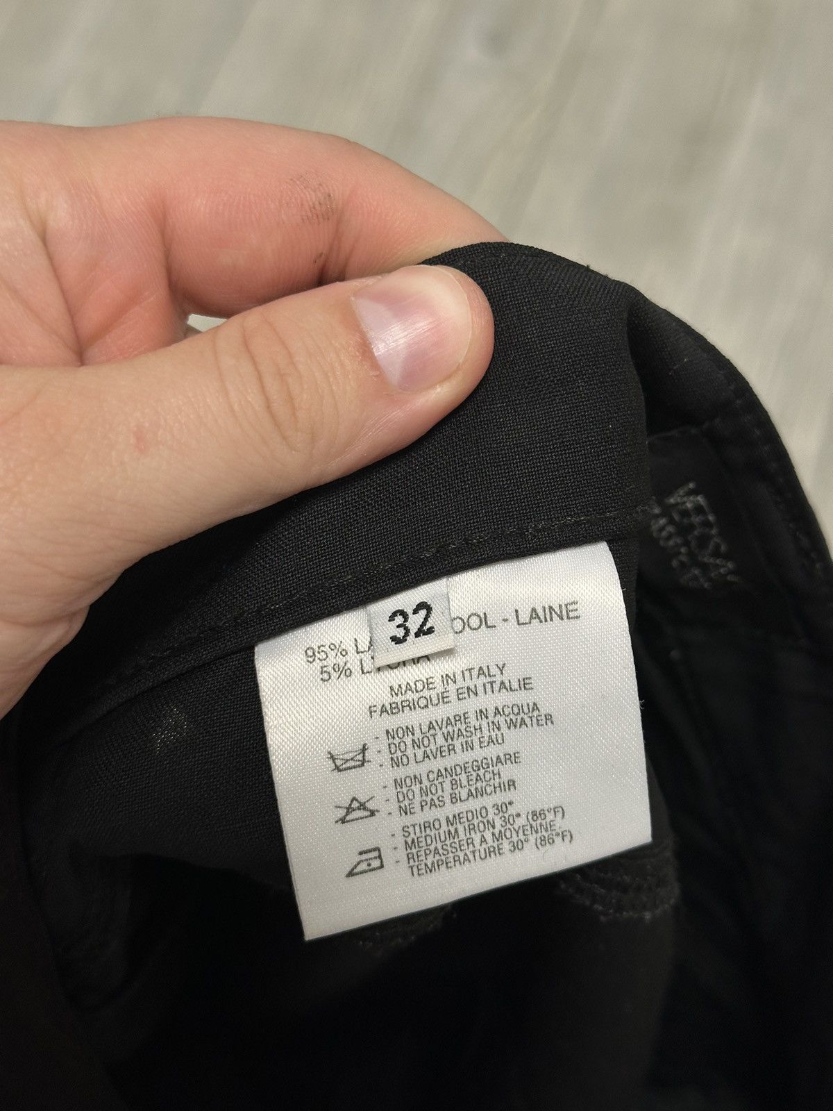 Versace Jeans Couture Versace Classic V2 Lana Wool Mens Pants Size US 32 / EU 48 - 8 Thumbnail