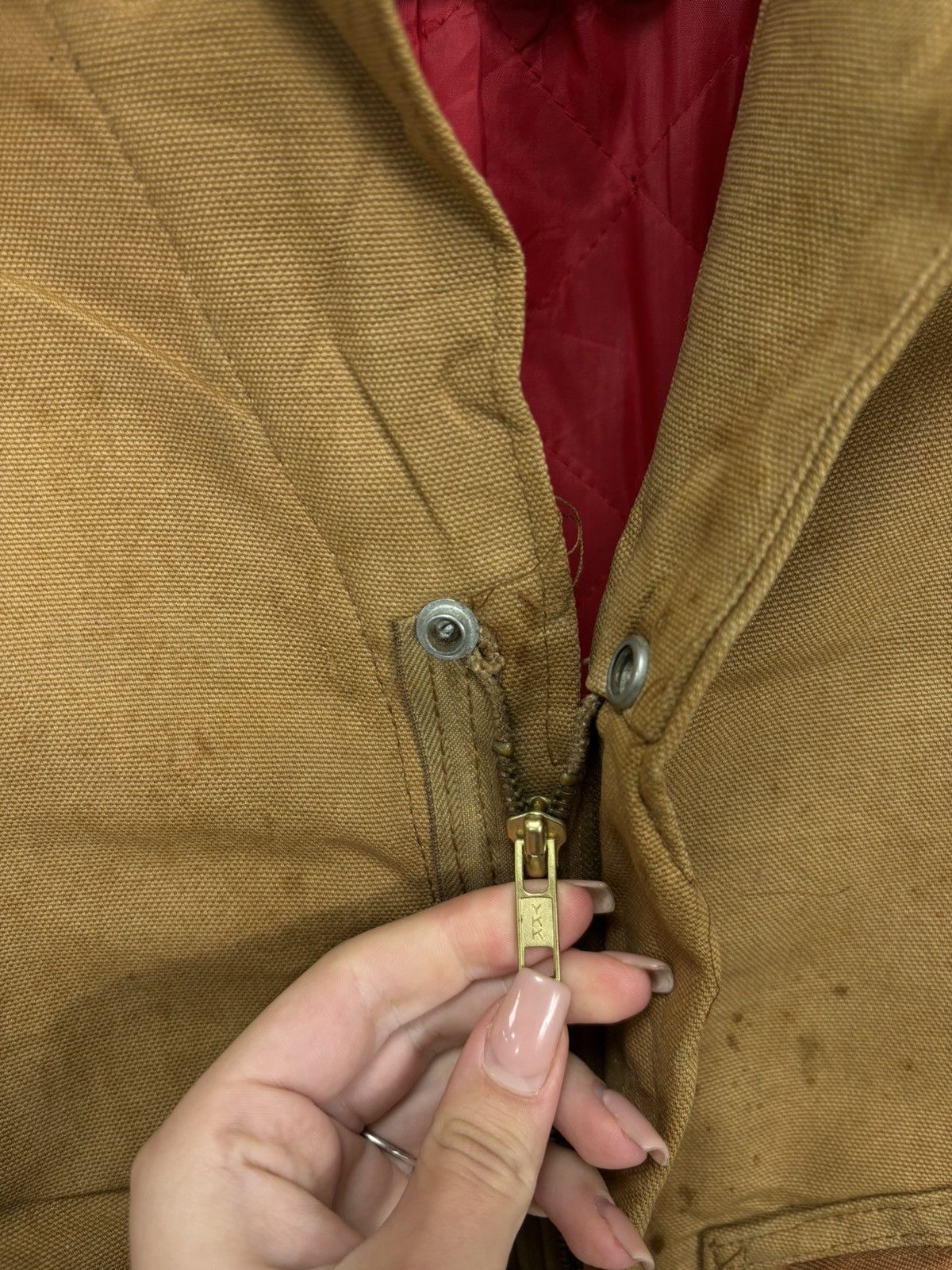 Carhartt Vintage 90s Carhartt Y2K Work Hype Cropped Detroit Jacket Size US L / EU 52-54 / 3 - 16 Thumbnail