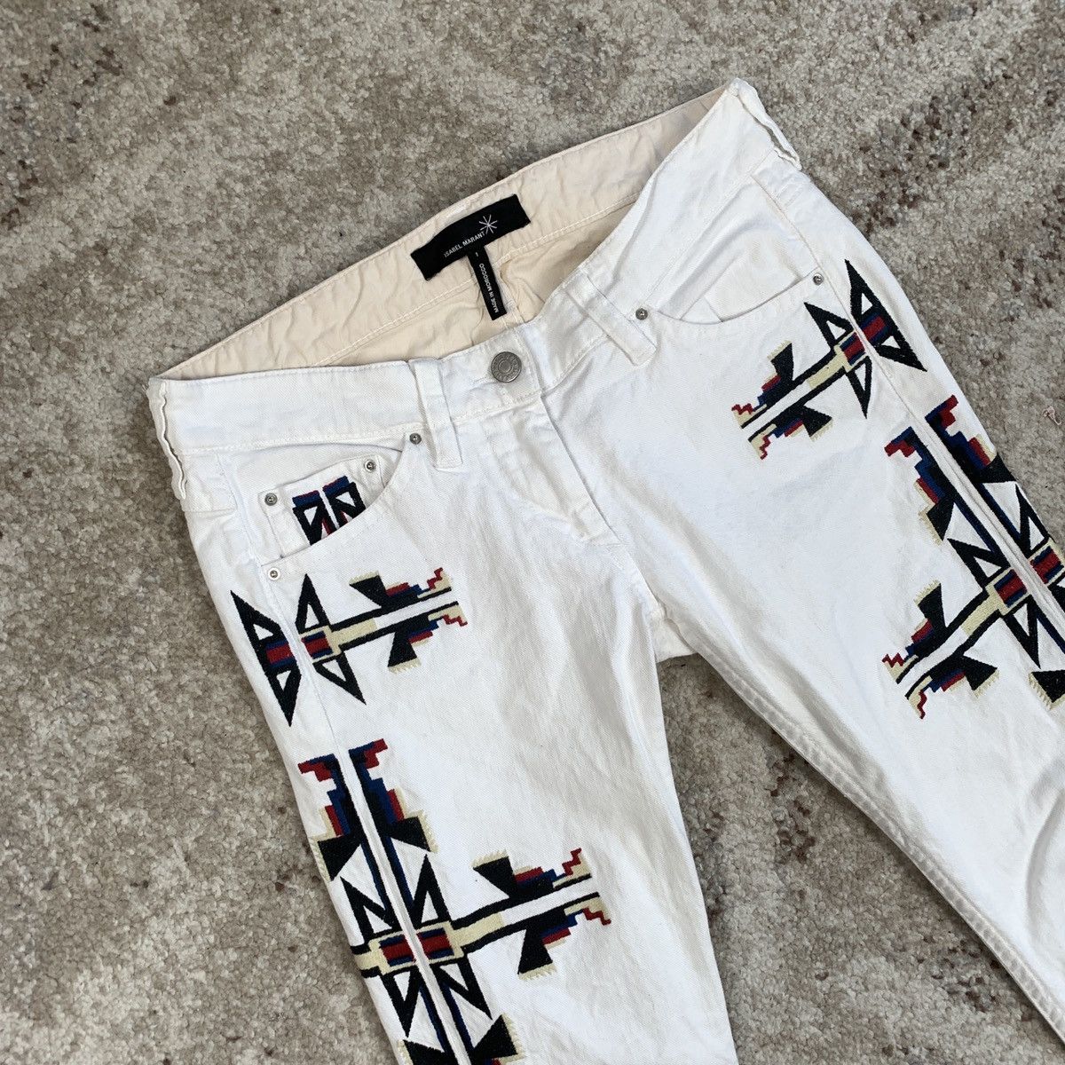 Isabel Marant Isabel Marant Aztec Jeans Size 26" / US 2 / IT 38 - 2 Thumbnail