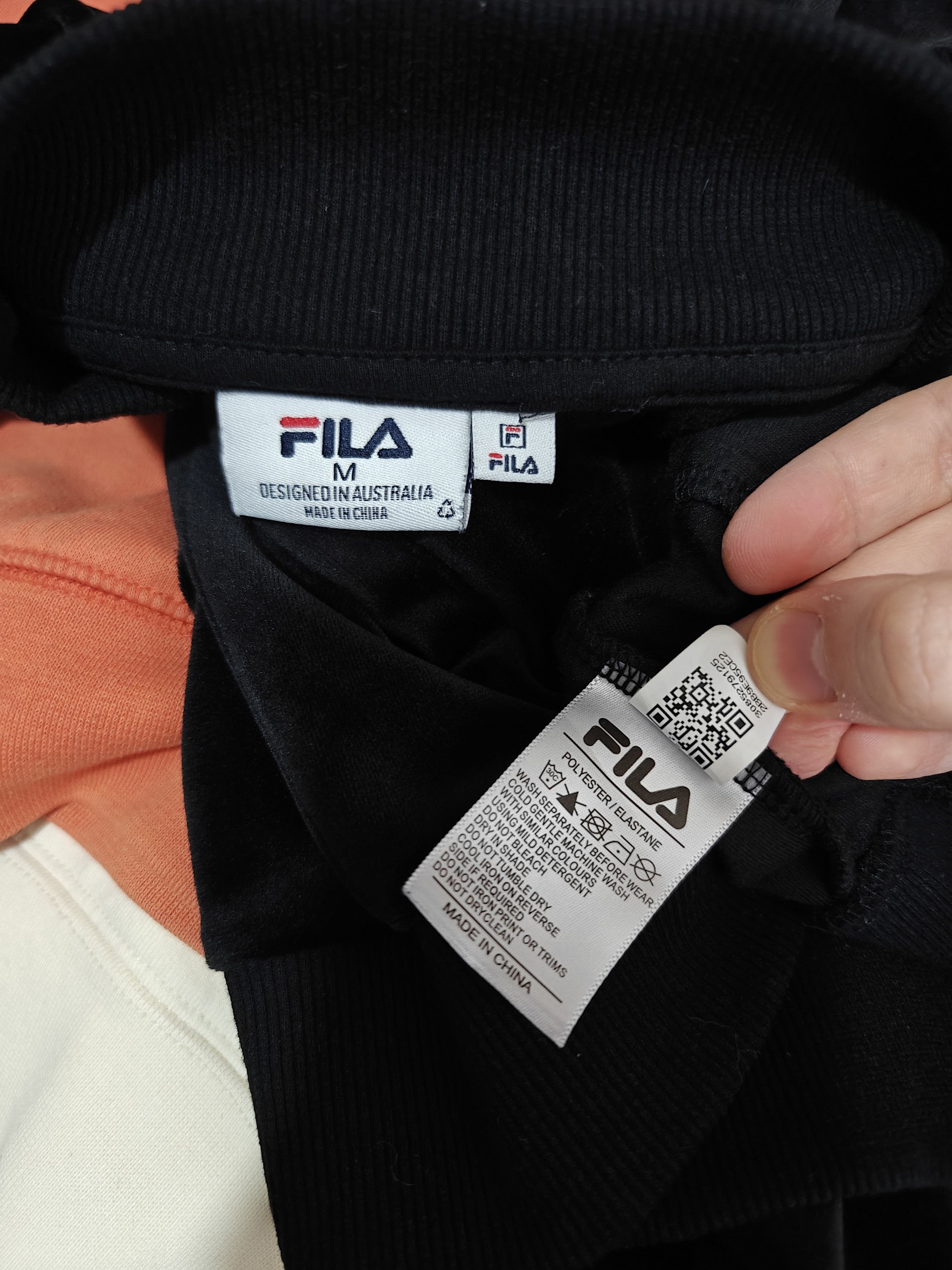 Fila Fila Velour Track Top Jacket Casual Black size M Size US M / EU 48-50 / 2 - 9 Thumbnail
