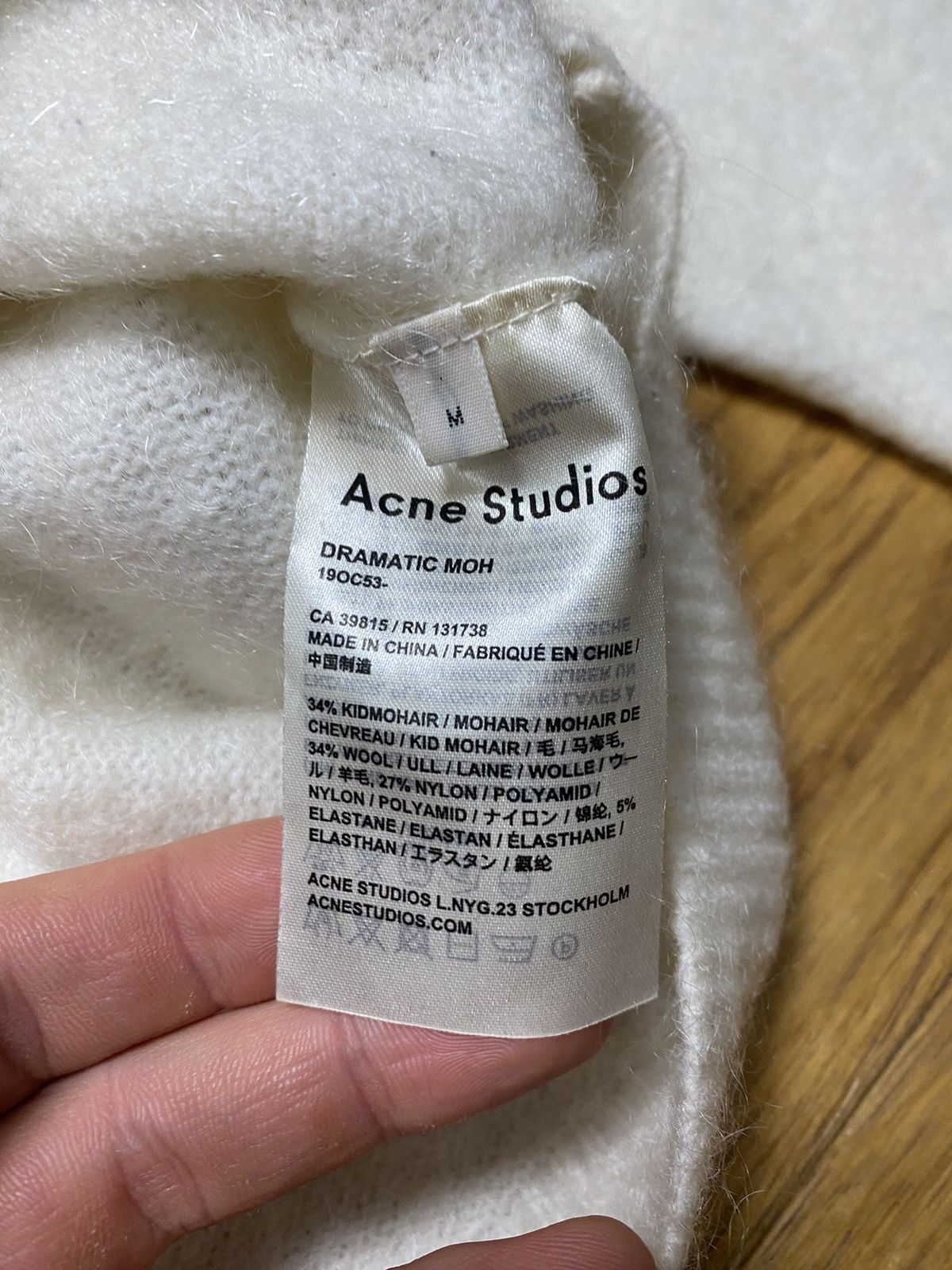 Acne Studios Acne Studios Dramatic Moh mohair sweater knit Size US S / EU 44-46 / 1 - 5 Thumbnail