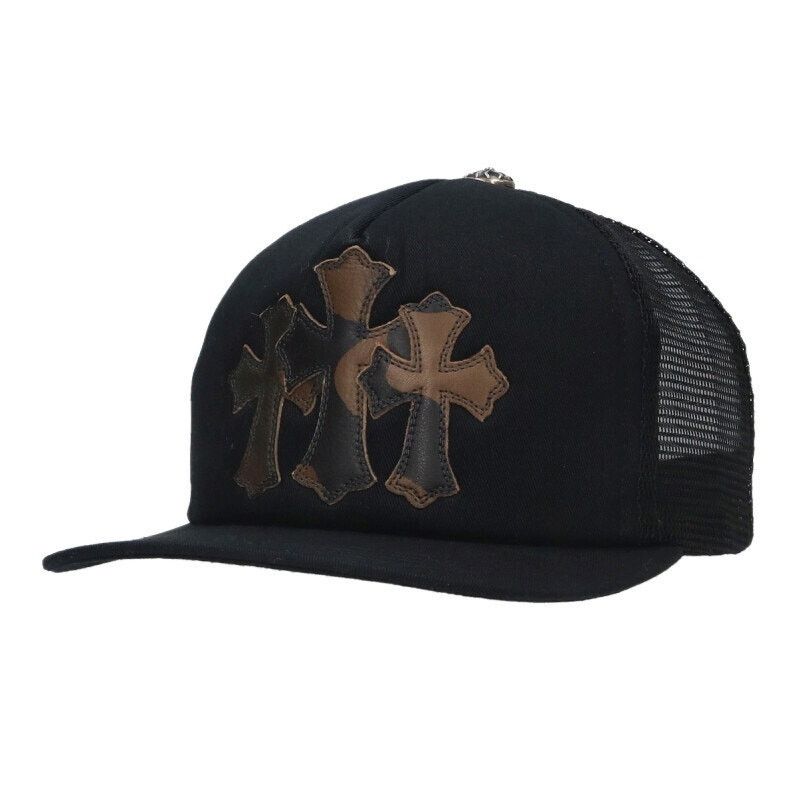 Chrome Hearts CHROME HEARTS Cemetery Leather Patch Trucker Cap Size ONE SIZE - 1 Thumbnail
