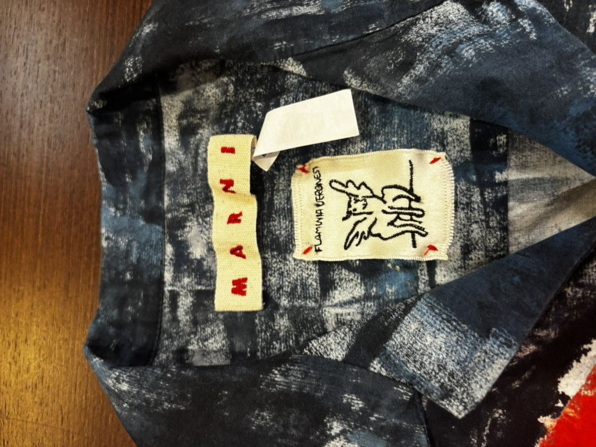 Marni Marni Painted Swirl Bowling Shirt Size US S / EU 44-46 / 1 - 3 Thumbnail
