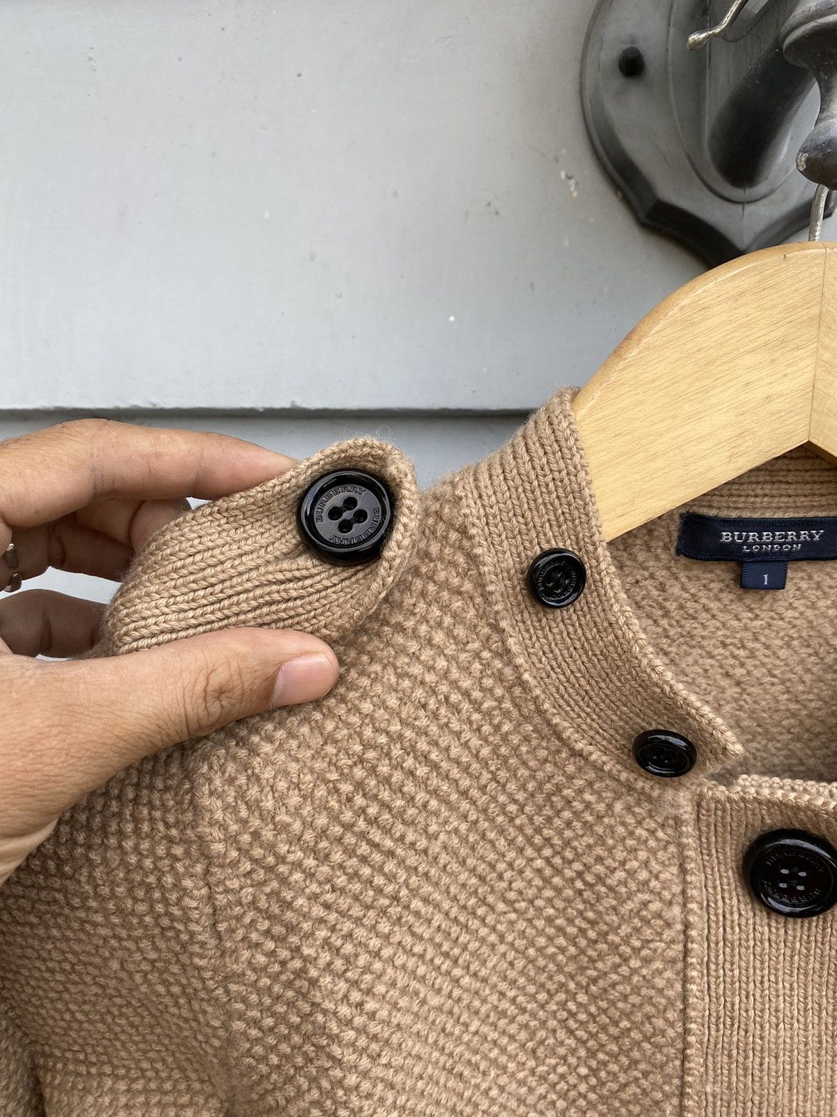 Burberry Burberry London Knit Coat Field Jacket Vintage Heritage Look Size XS / US 0-2 / IT 36-38 - 8 Thumbnail