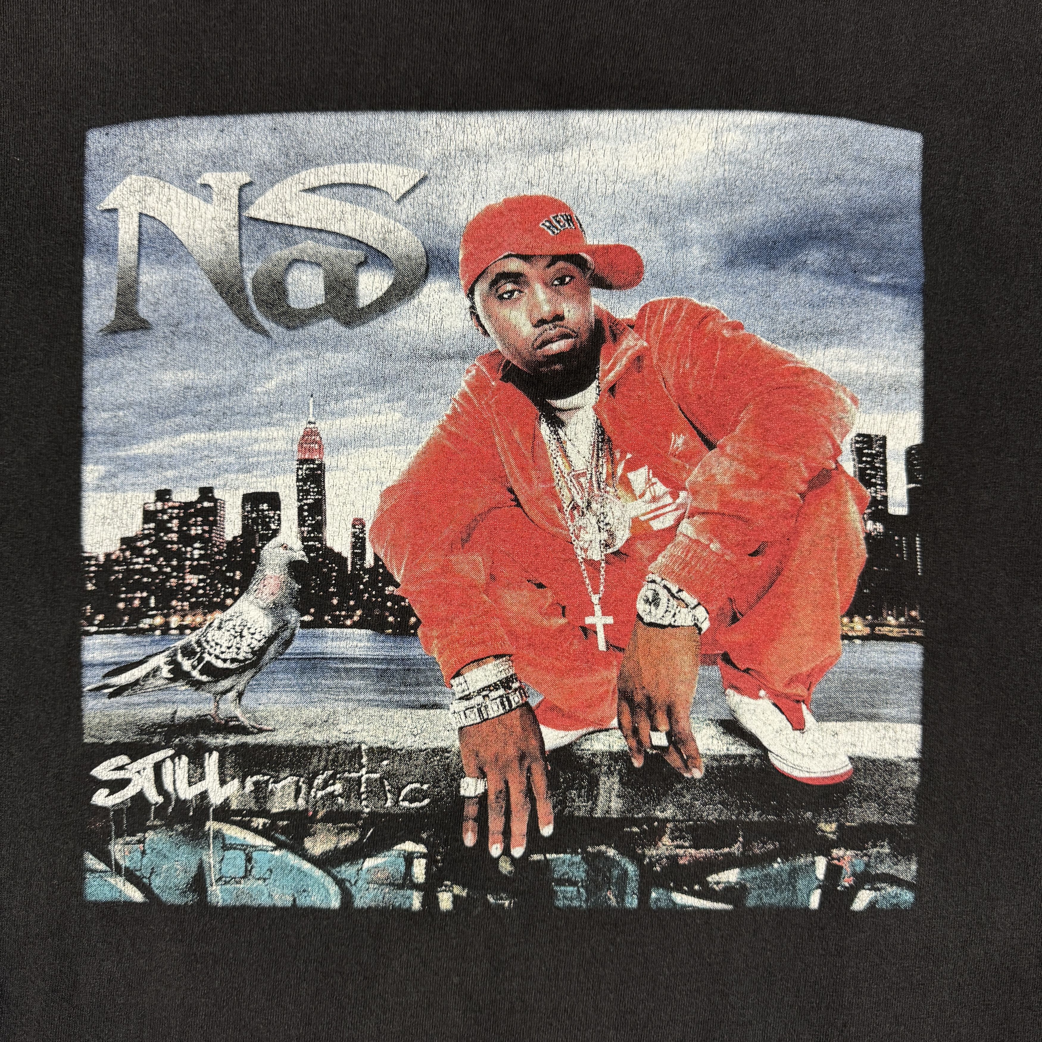 Rap Tees Vintage 2002 Nas Stillmatic Tour Shirt Size US L / EU 52-54 / 3 - 5 Thumbnail