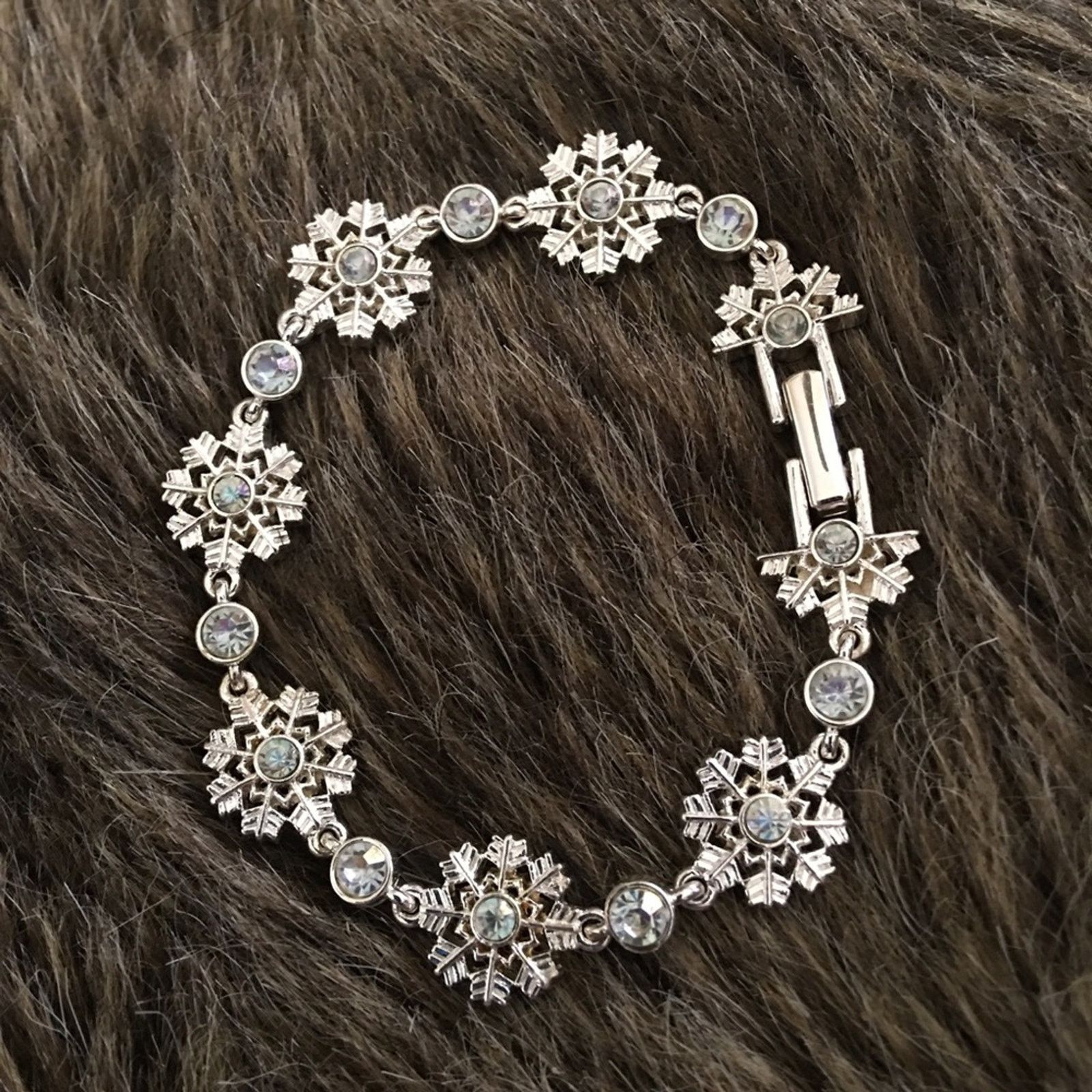 Vintage Vintage aurora borealis snowflake bracelet Size ONE SIZE - 5 Thumbnail