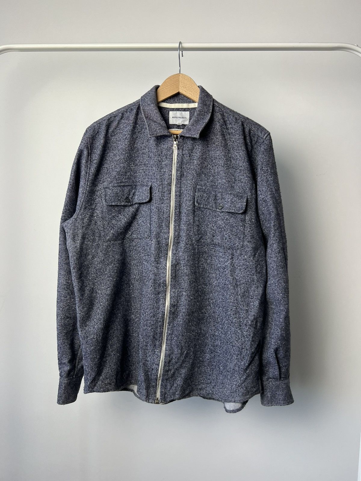 Norse Projects Vintage Overshirt NORSE PROJECTS Kyle Wool Pocket Jacket Size US L / EU 52-54 / 3 - 15 Thumbnail