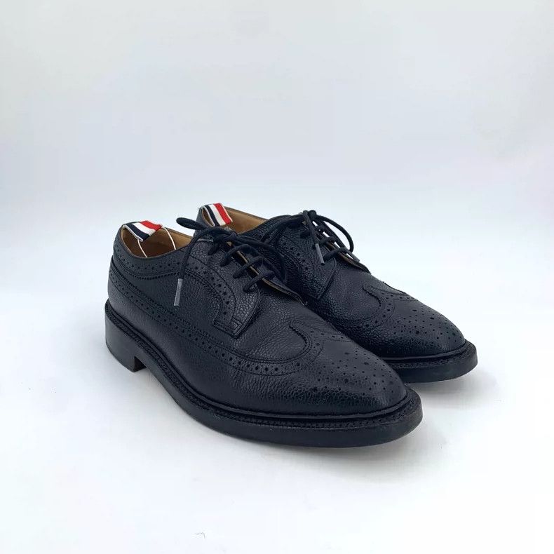 Thom Browne Thom Browne Black brocade carved lace up casual leather sh Size US 9 / EU 42 - 2 Thumbnail
