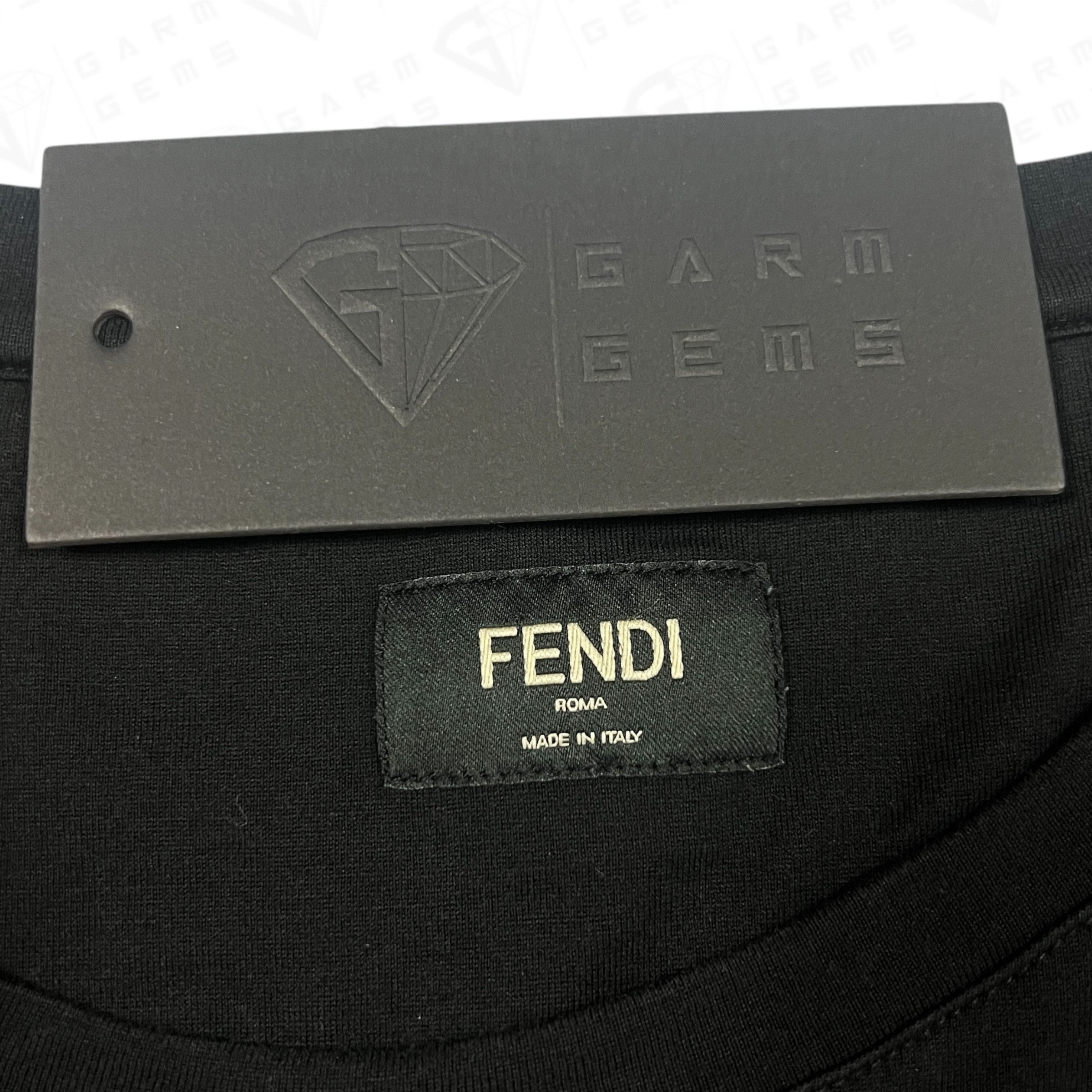 Fendi Fendi Fiend Demon T-Shirt Size US XL / EU 56 / 4 - 7 Thumbnail