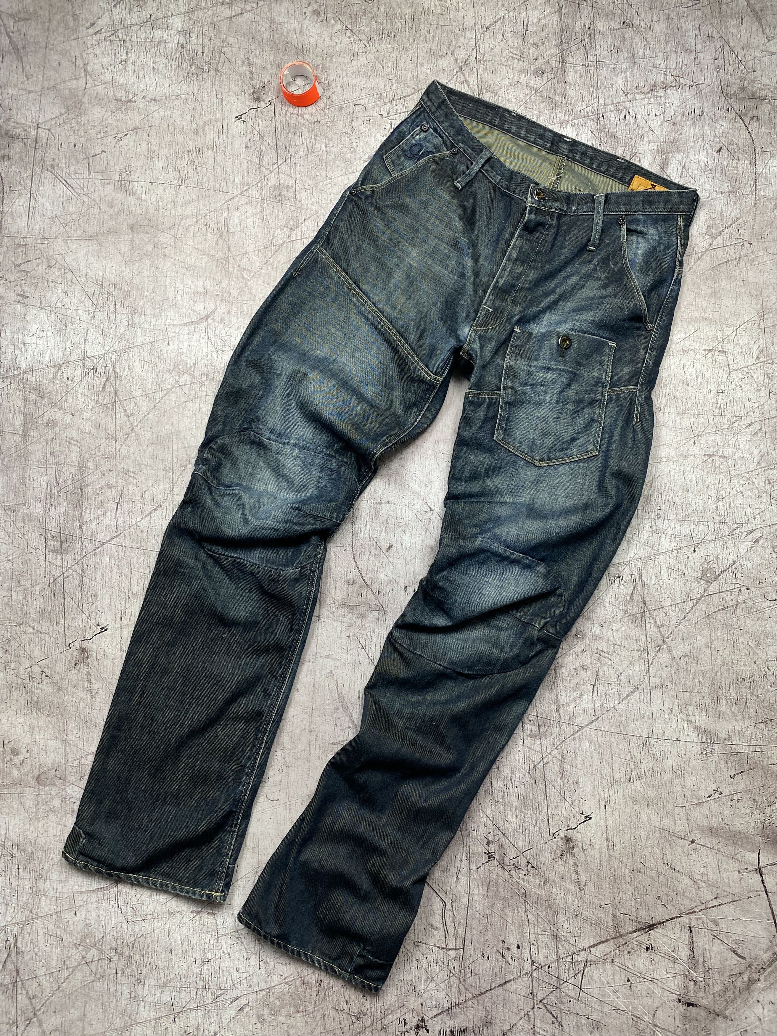 G-Star G Star Raw Vintage Mens Double Knee Jeans Denim Pants Size US 30 / EU 46 - 1 Thumbnail