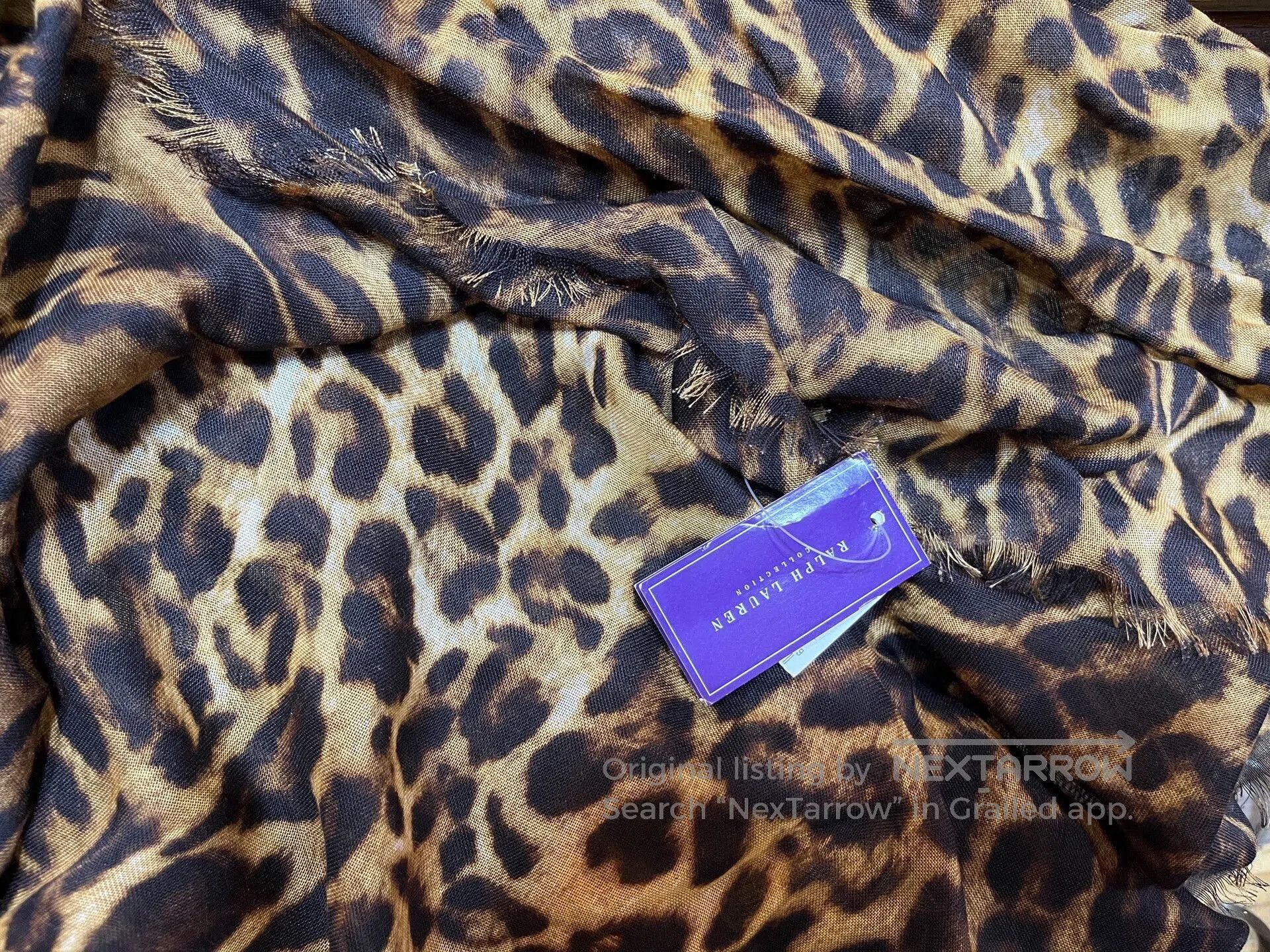 RRL Ralph Lauren RRL Map Print Scarf. Size ONE SIZE - 8 Thumbnail