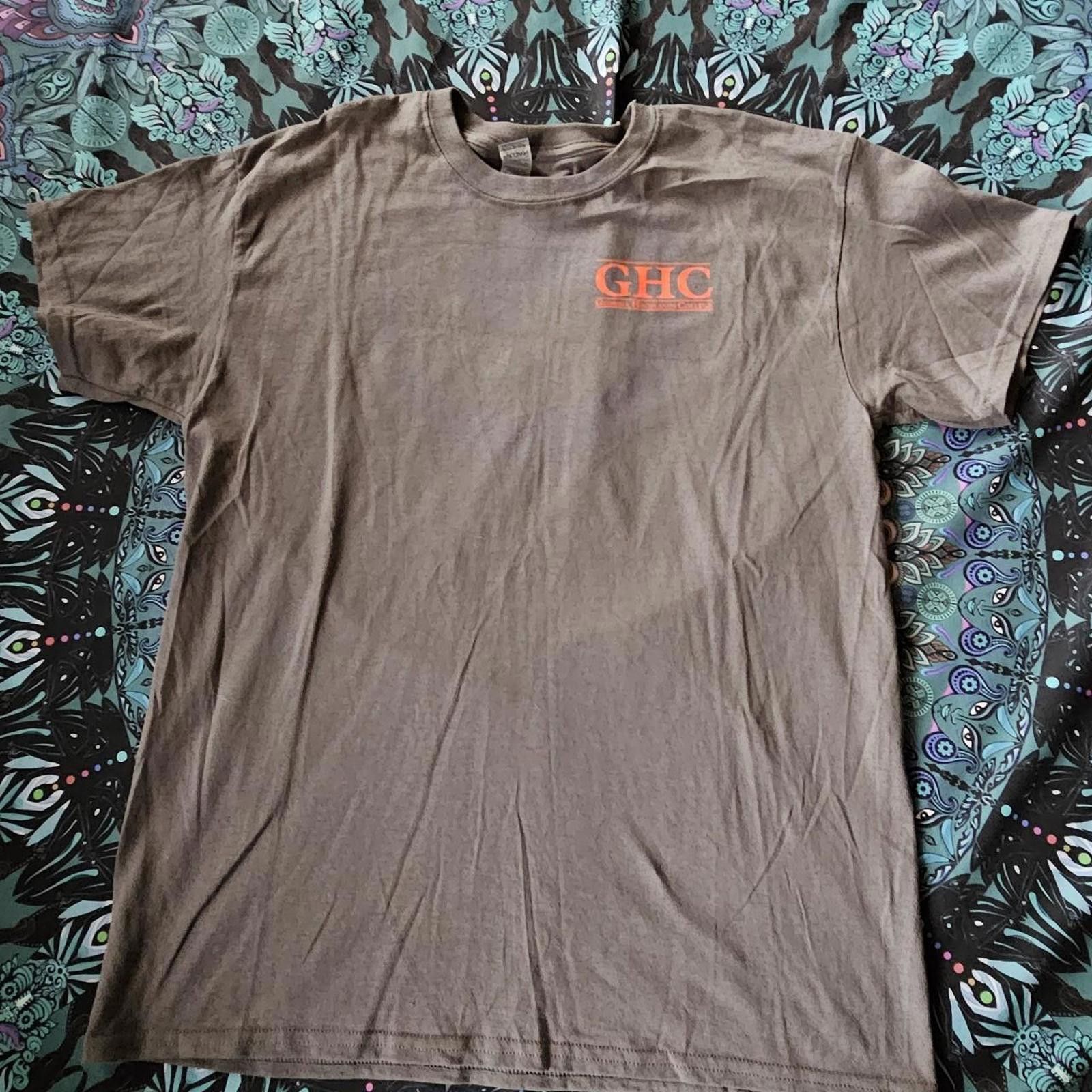 Gildan Georgia Highland College Grey and Red T-shirt Size US L / EU 52-54 / 3 - 1 Thumbnail