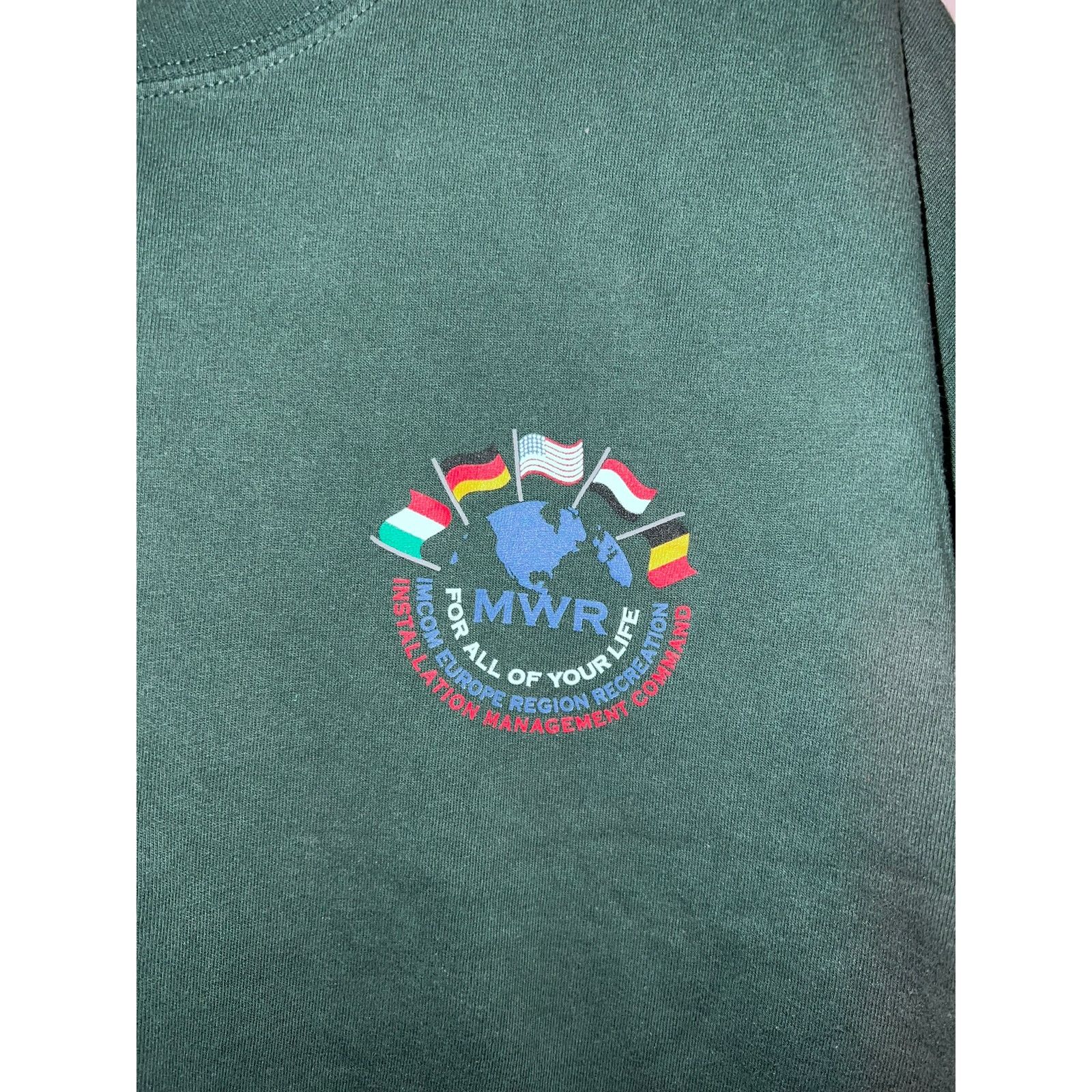 Champion Vintage Army Europe Softball Shirt Community Tee XL VTG Size US XL / EU 56 / 4 - 3 Thumbnail