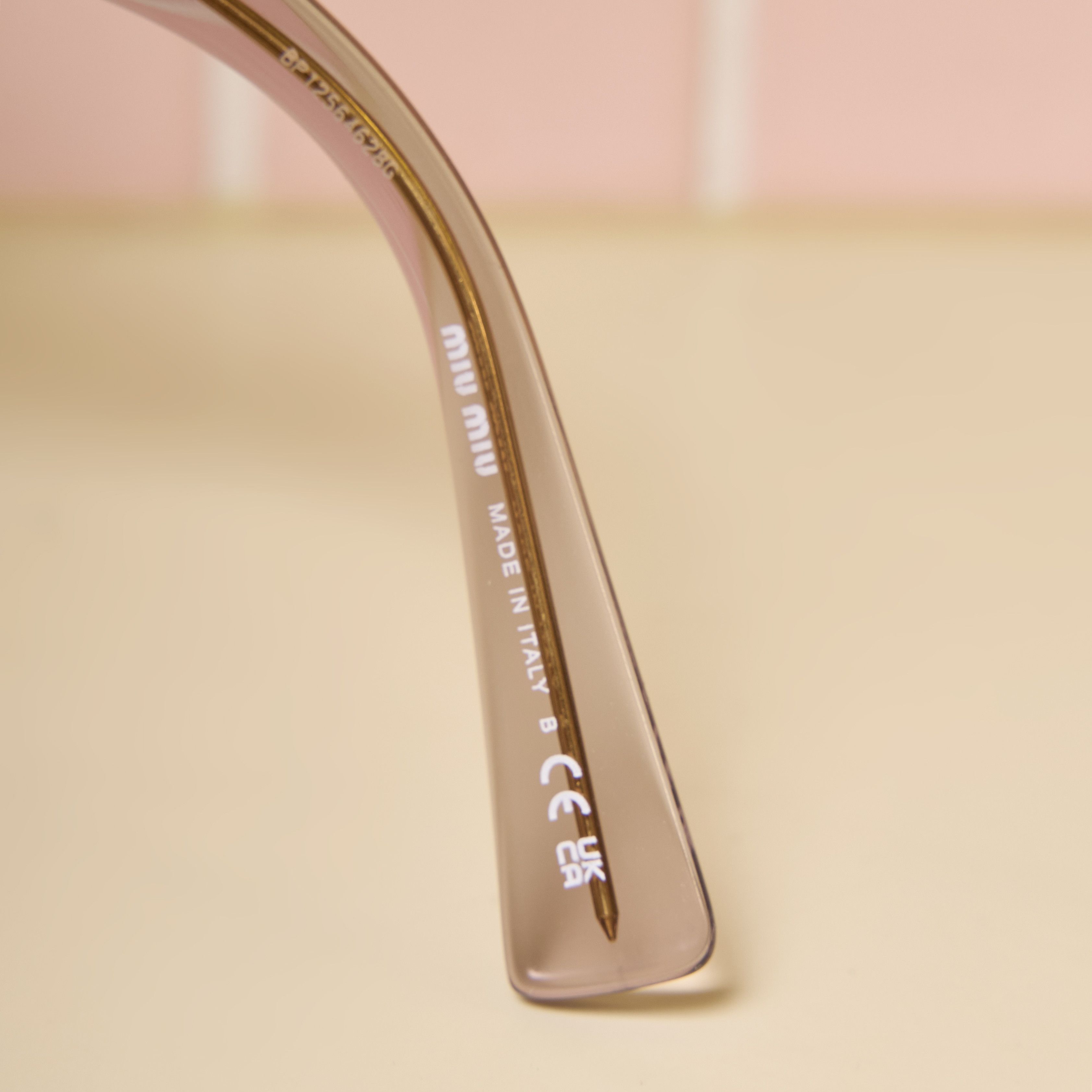 Miu Miu MIU MIU MU 01VV 12W1O1 Eyeglasses Size ONE SIZE - 4 Thumbnail