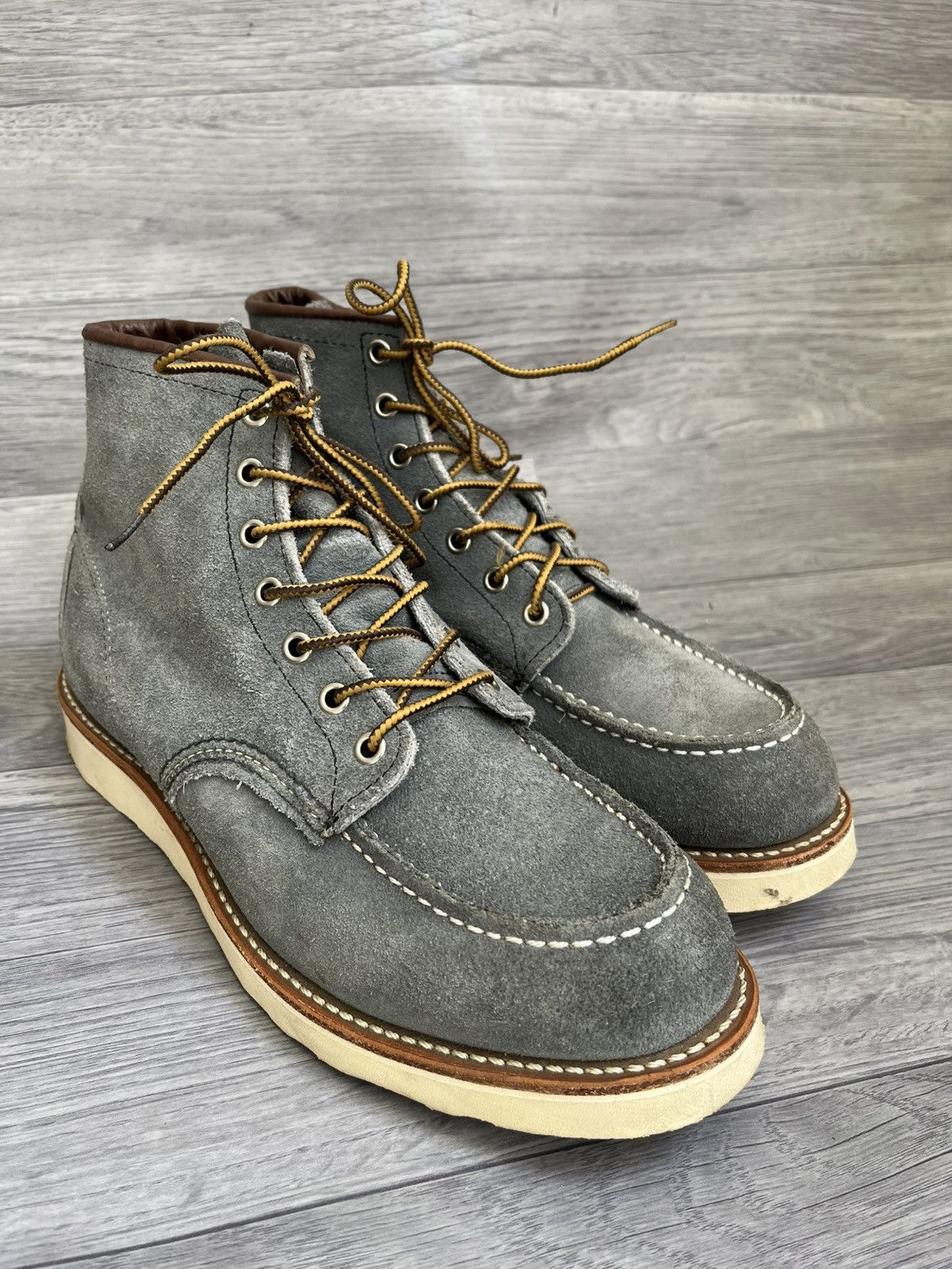 Red Wing Rare Red wing x moc-toe slate blue suede boots size 9 D Size US 9 / EU 42 - 9 Thumbnail