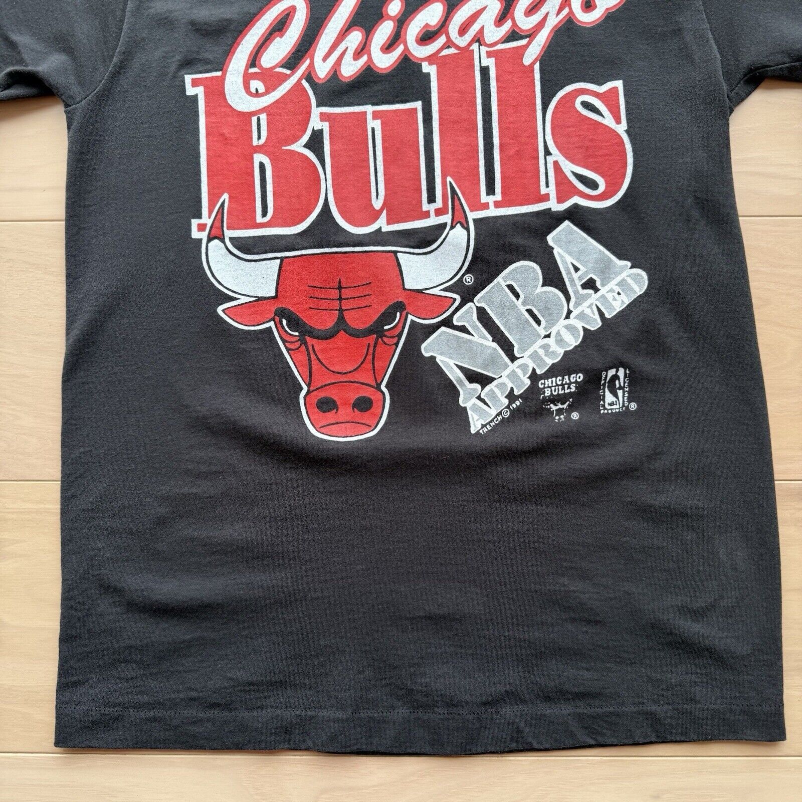 Vintage Vintage Chicago Bulls Shirt Black Made in USA Jordan Rodman Size US M / EU 48-50 / 2 - 4 Thumbnail