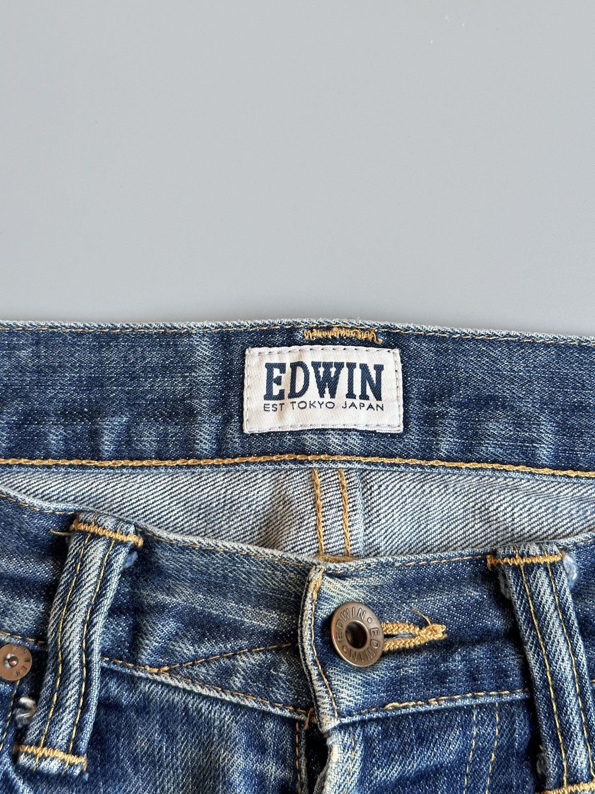 Vintage Edwin ED-55 Relaxed Selvedge Jeans 33x34