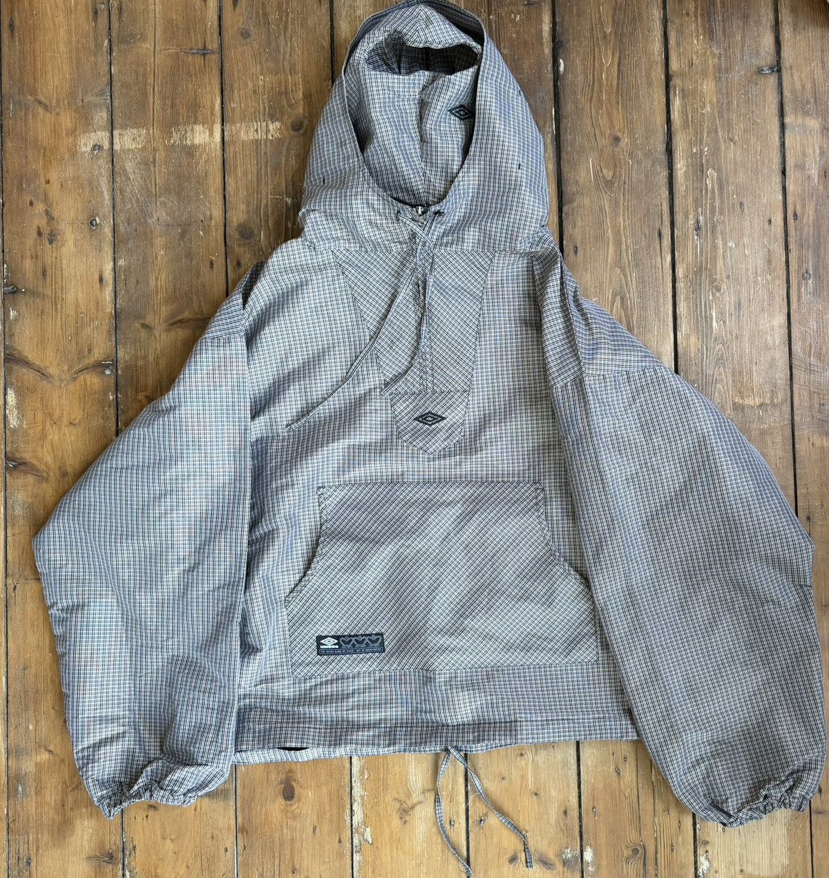 Slam Jam × Umbro SLAM JAM X UMBRO MASKED HOOD PLAID SHIRT | Grailed