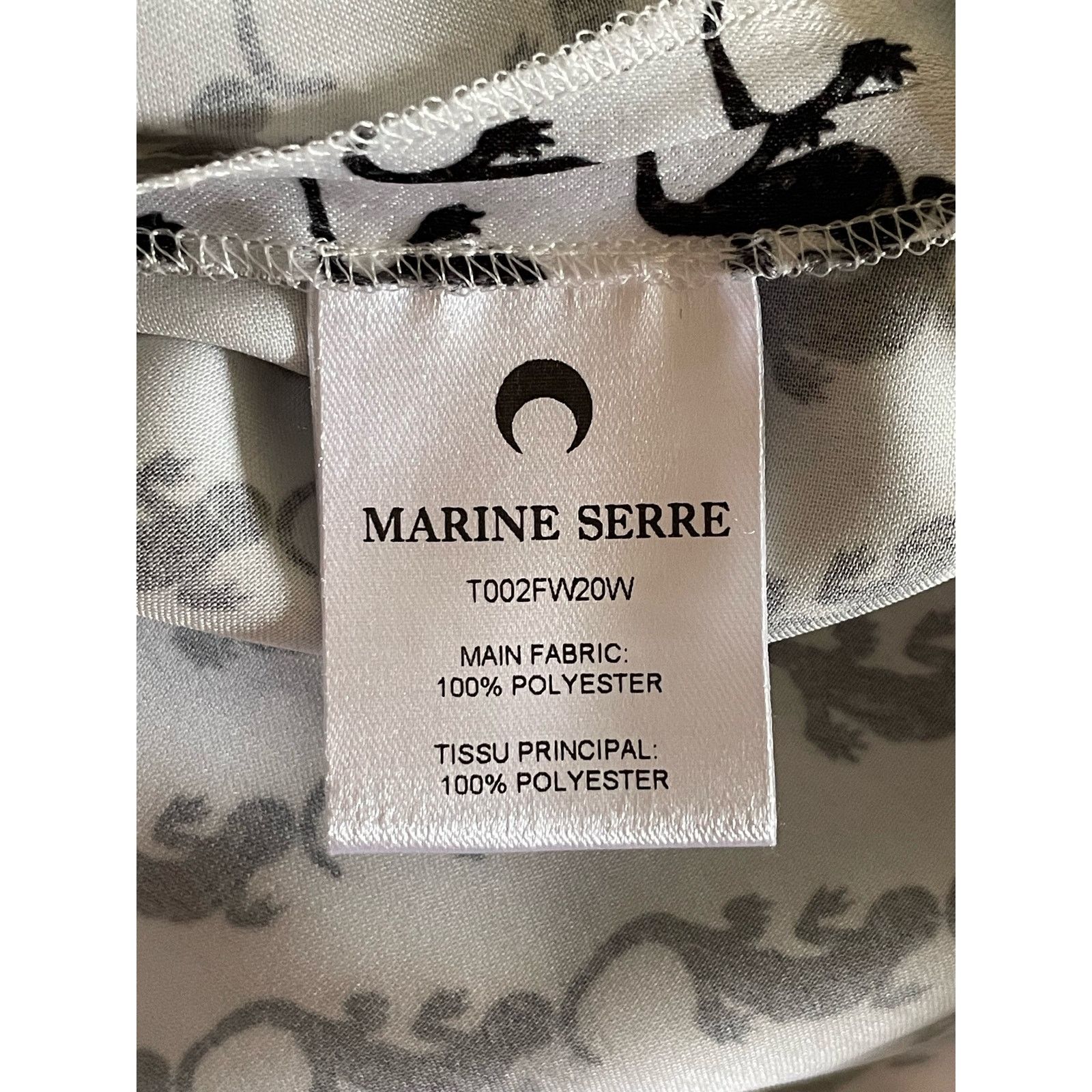 Marine Serre FW20 Marine Serre Salamander Lizard Blouse M Size M / US 6-8 / IT 42-44 - 4 Thumbnail