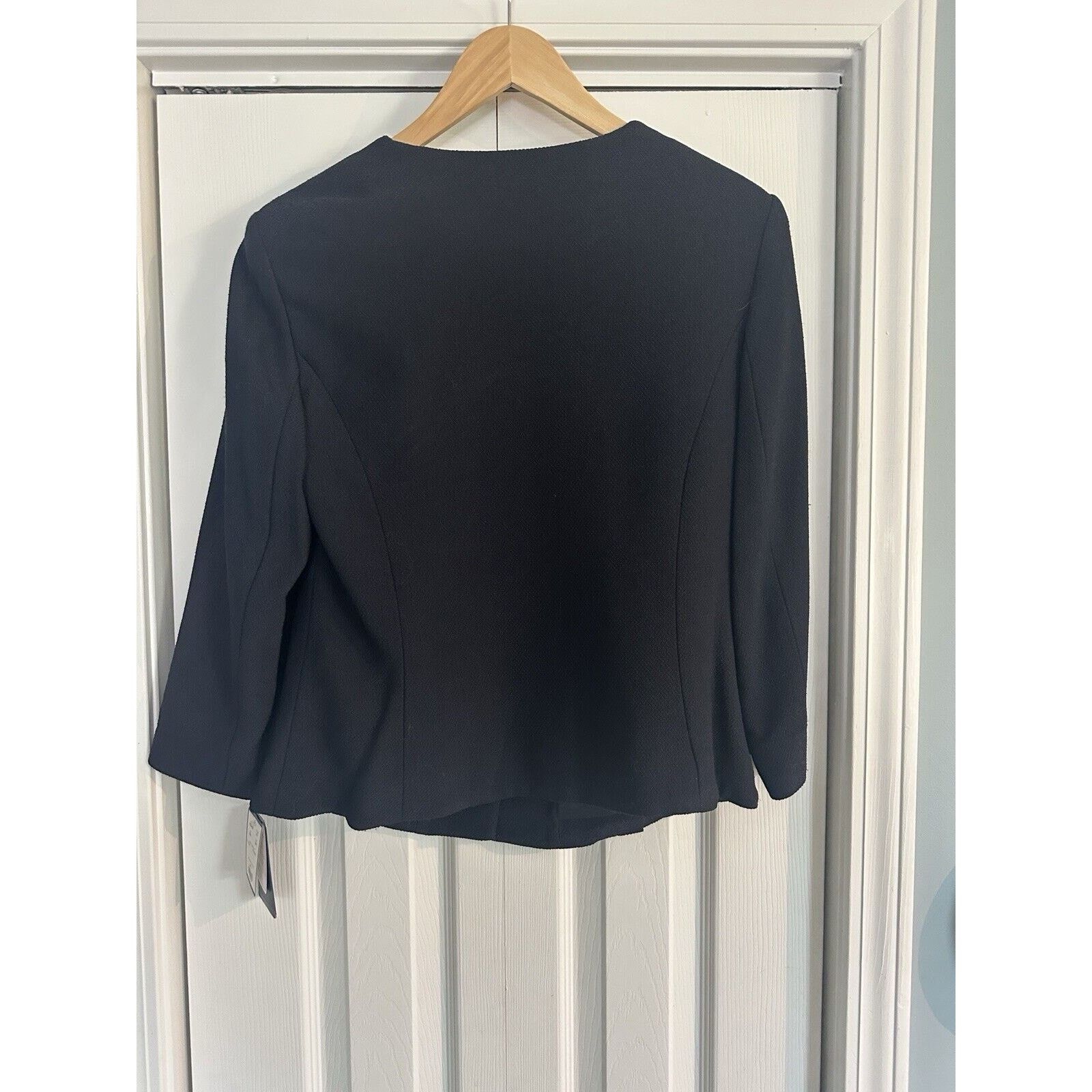 Other Doncaster Womens Navy Blue Jacket Blazer Size 8 New $495 Size M / US 6-8 / IT 42-44 - 7 Thumbnail