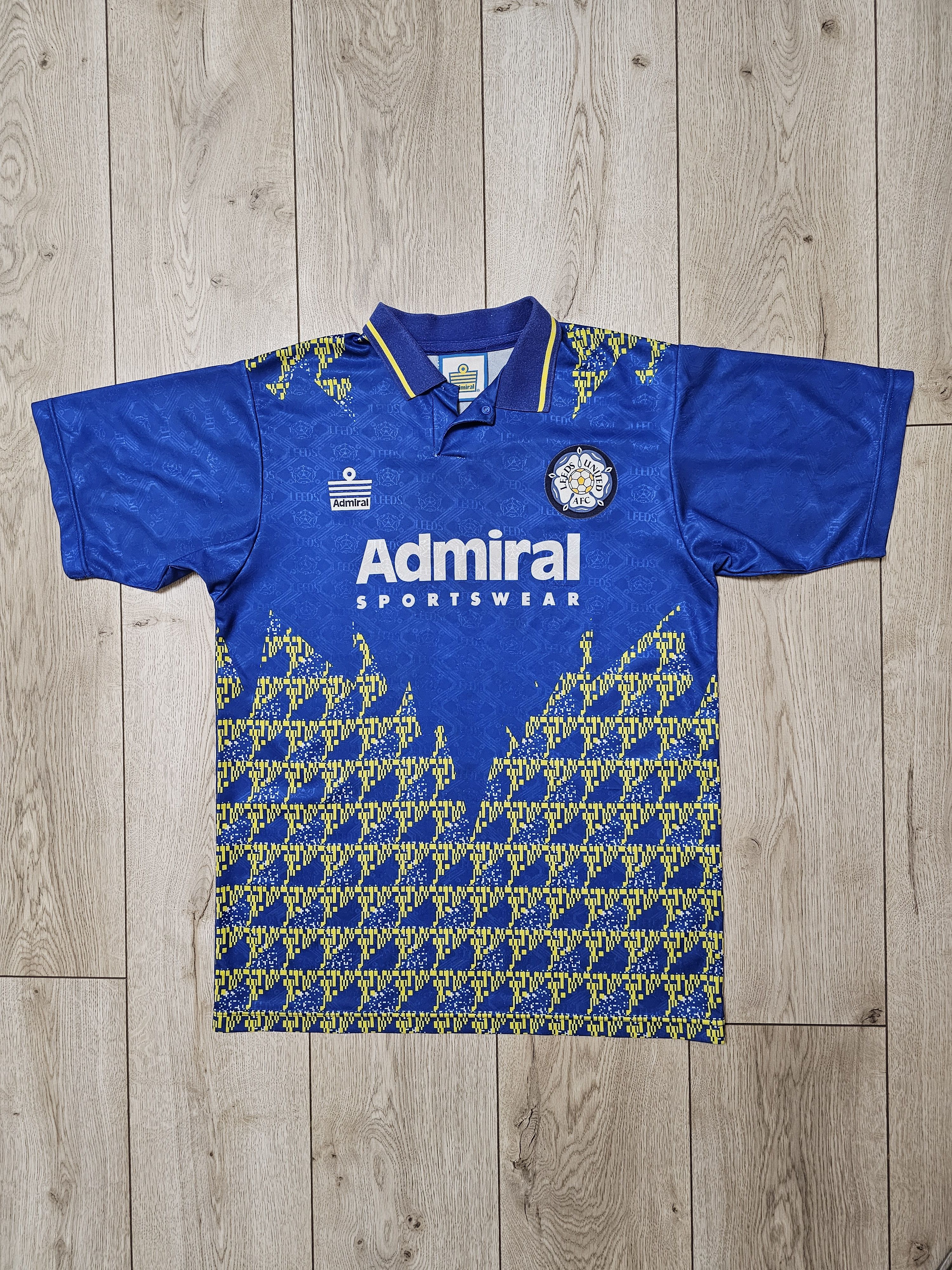 All Sport LEEDS UNITED 1992 1993 AWAY FOOTBALL SHIRT SOCCER JERSEY Size US M / EU 48-50 / 2 - 1 Thumbnail