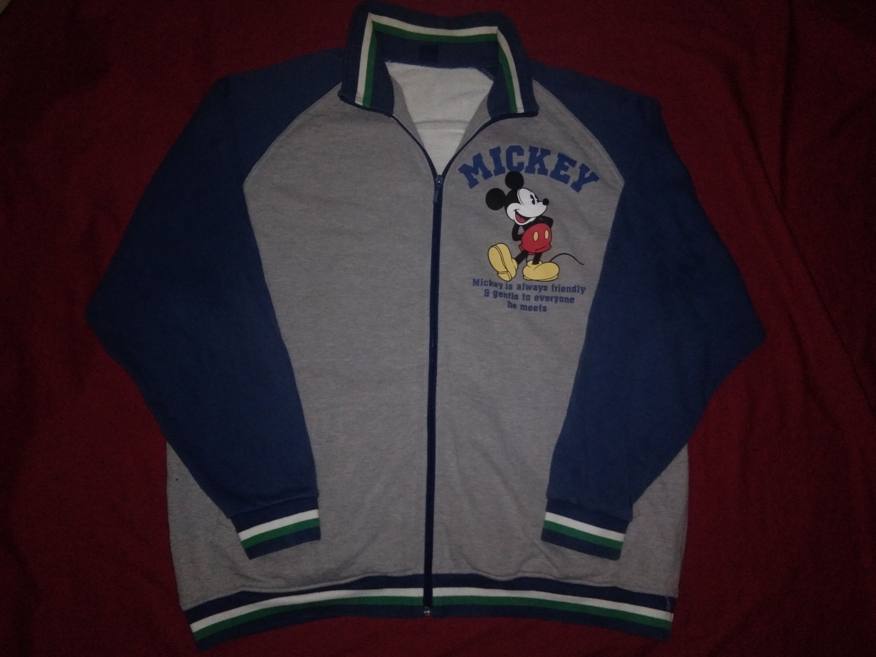 Disney Disney Mickey Mouse zipper sweater Size US XL / EU 56 / 4 - 2 Thumbnail