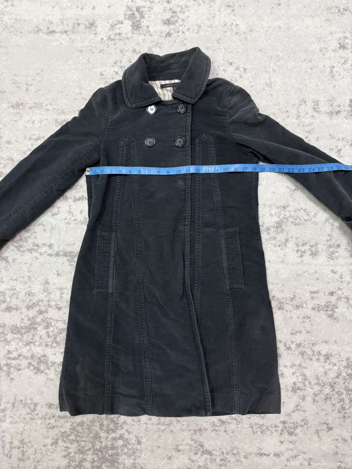 Marc Jacobs Vintage Marc Jacobs Double Breasted Long Coat Jacket Size S / US 4 / IT 40 - 16 Thumbnail