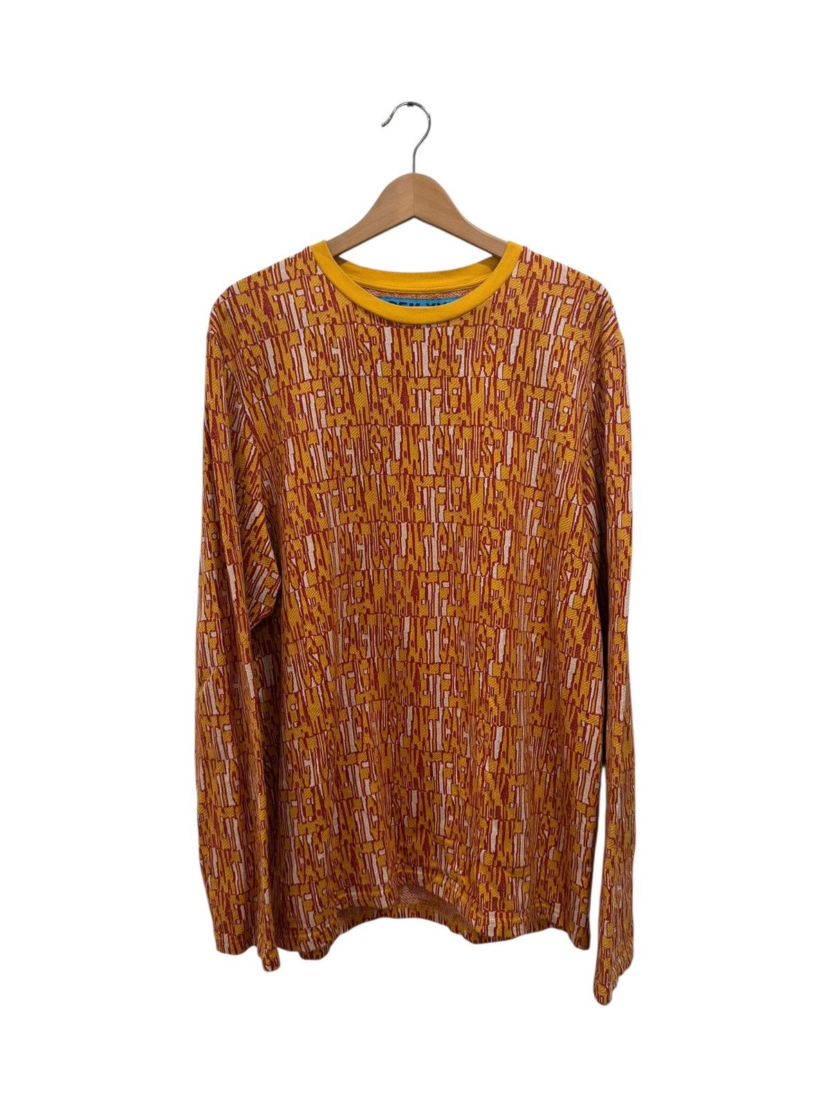 Cactus Plant Flea Market Cactus Plant Flea Market Anxiety Jacquard Long Sleeve Yellow Size US L / EU 52-54 / 3 - 1 Thumbnail