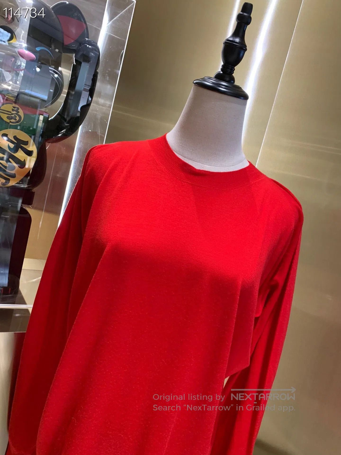 BV By Bodega Bottega Veneta Red Knit Sweater. Size S / US 4 / IT 40 - 4 Thumbnail