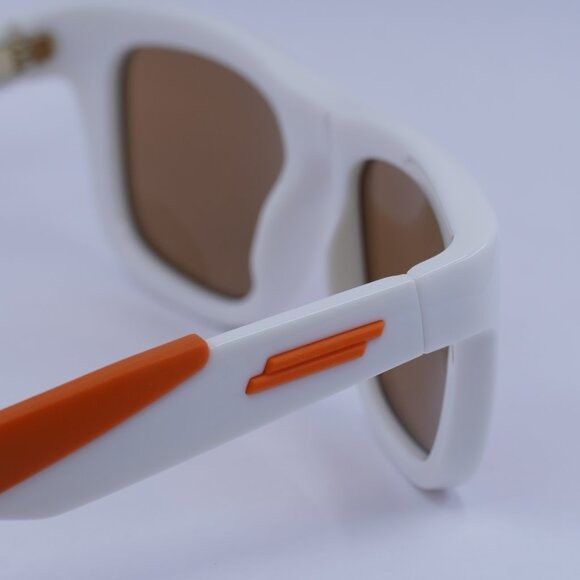Bottega Veneta Bottega Veneta BV1233S 004 Sunglasses Ivory/Orange Square Size ONE SIZE - 5 Thumbnail
