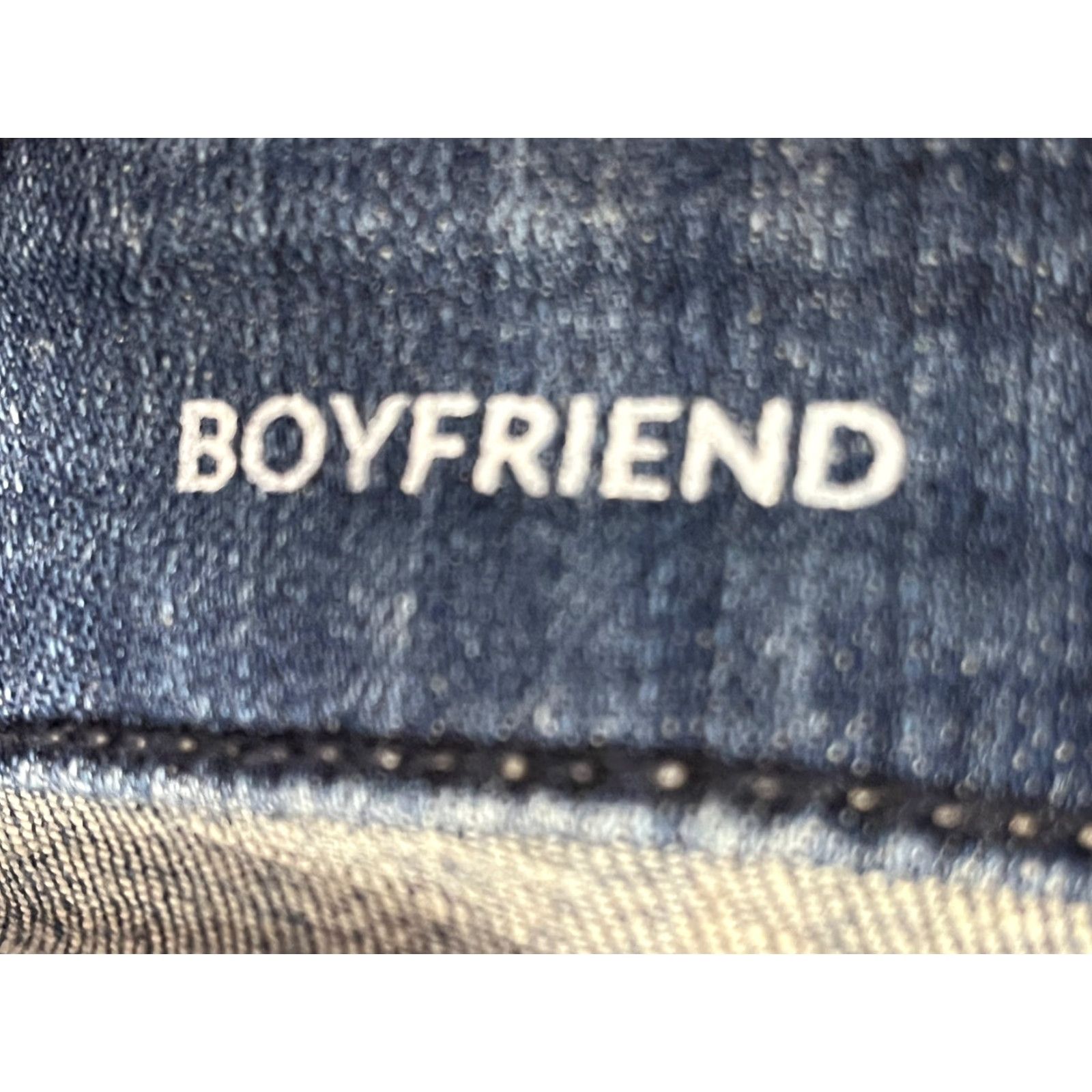 Vintage VINTAGE Lane Bryant Women’s Plus Jeans Size 22 Blue Distressed Boyfriend Style Size 40" / US 18 - 5 Thumbnail