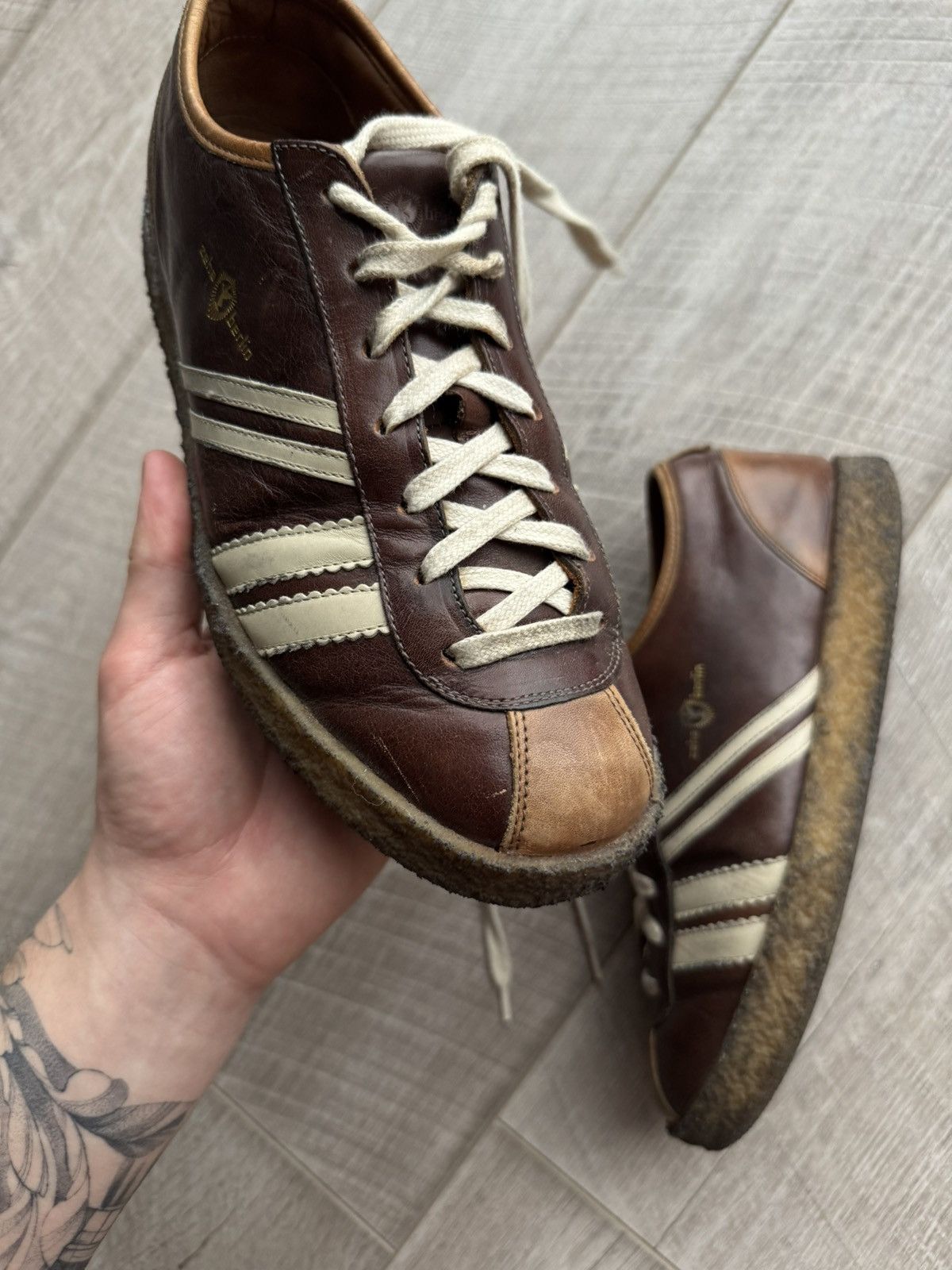 Other Zeha Berlin Leather Sneakers Brown Vintage Retro Size EU 41 Size US 8 / EU 41 - 5 Thumbnail