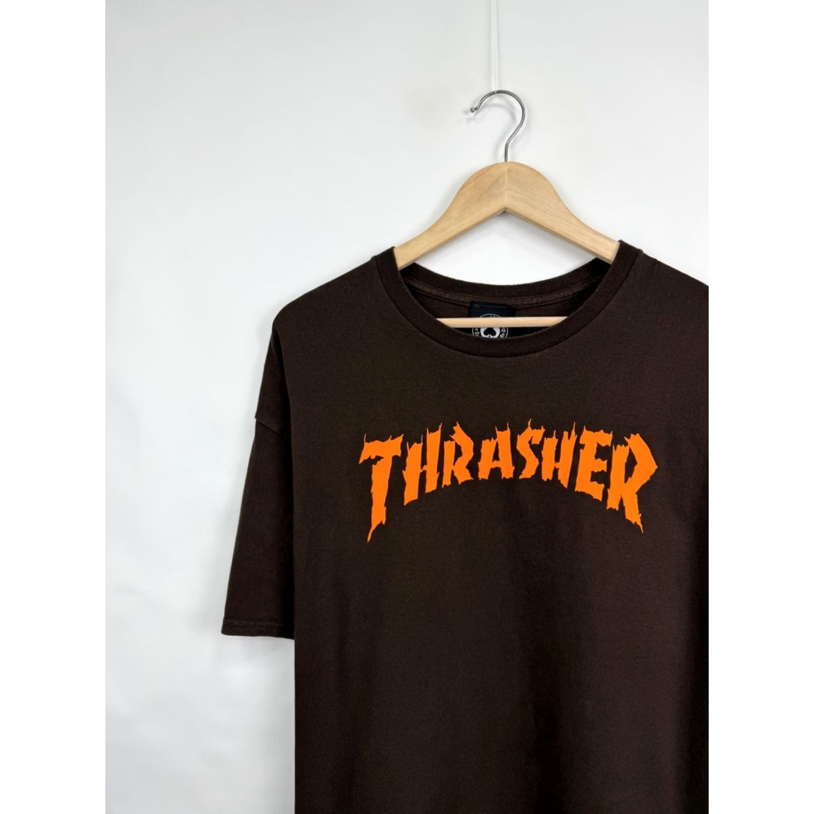 Thrasher Thrasher Burn It Down T-Shirt Men XL Brown Y2K Rare Retro Hype Crew Neck Short Sleeve Brown Shirt Mens XLTex Size US XL / EU 56 / 4 - 5 Thumbnail