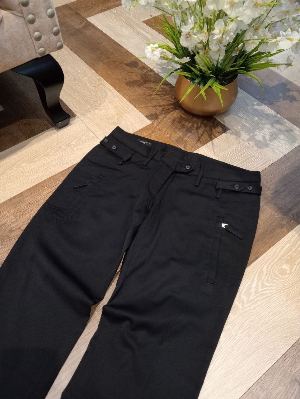 Neil Barrett NEIL BARRETT BLACK WOMEN SUIT TROUSER PANTS Size 32" / US 10 / IT 46 - 4 Thumbnail