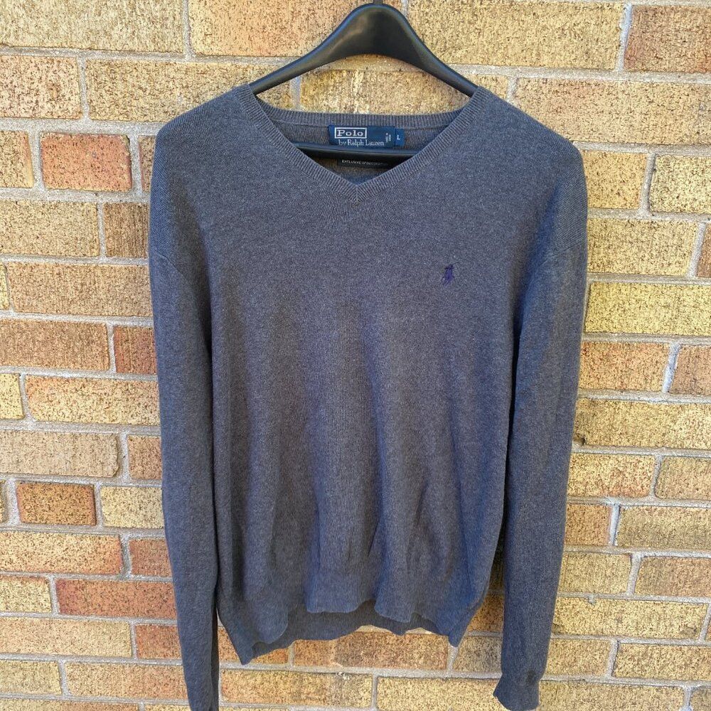 Polo Ralph Lauren Polo Ralph Lauren Pima Cotton Crewneck Sweater Large Size US L / EU 52-54 / 3 - 6 Thumbnail