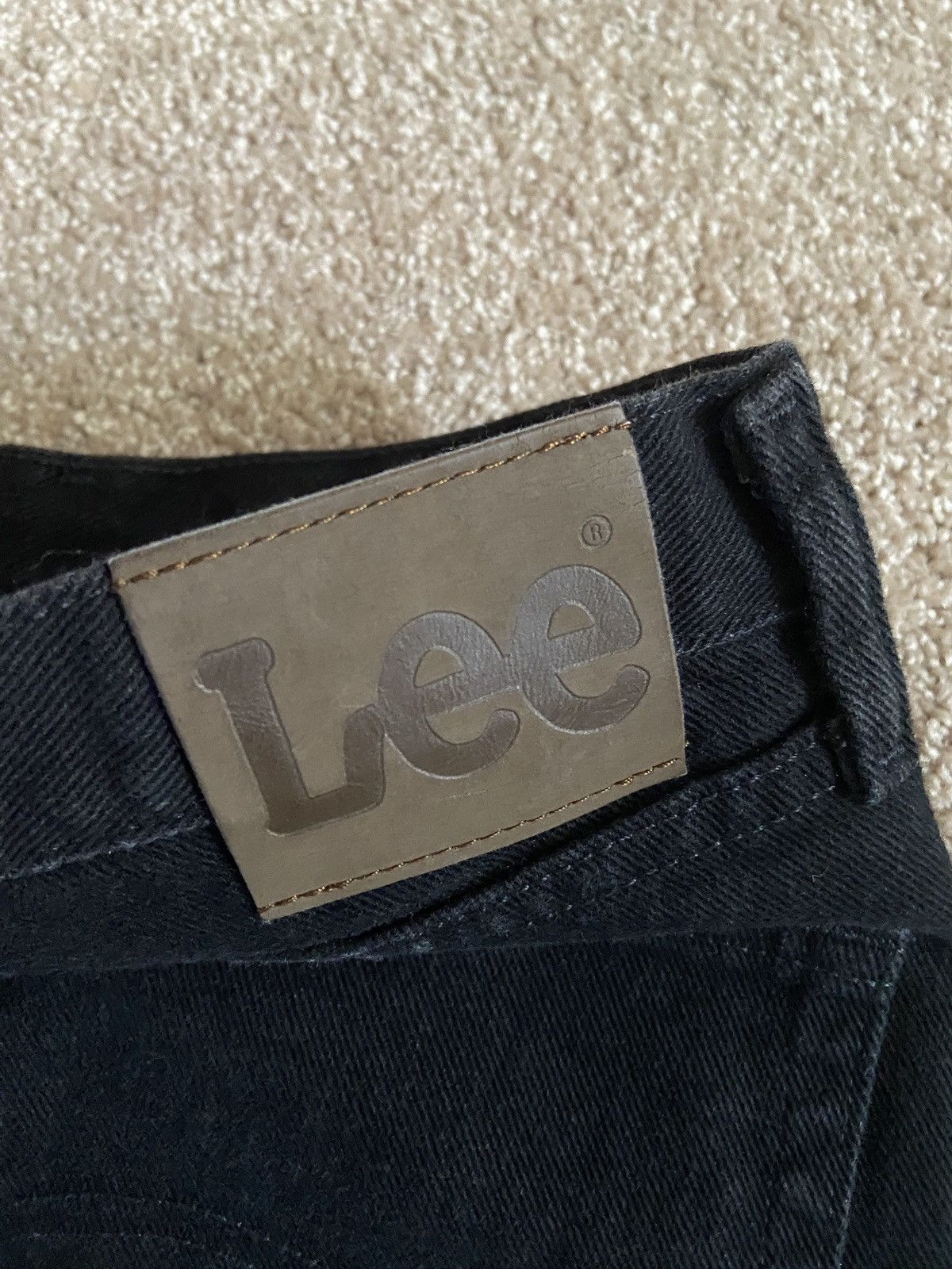 Lee × Vintage Vintage Lee Black Denim Jeans Size US 32 / EU 48 - 5 Thumbnail